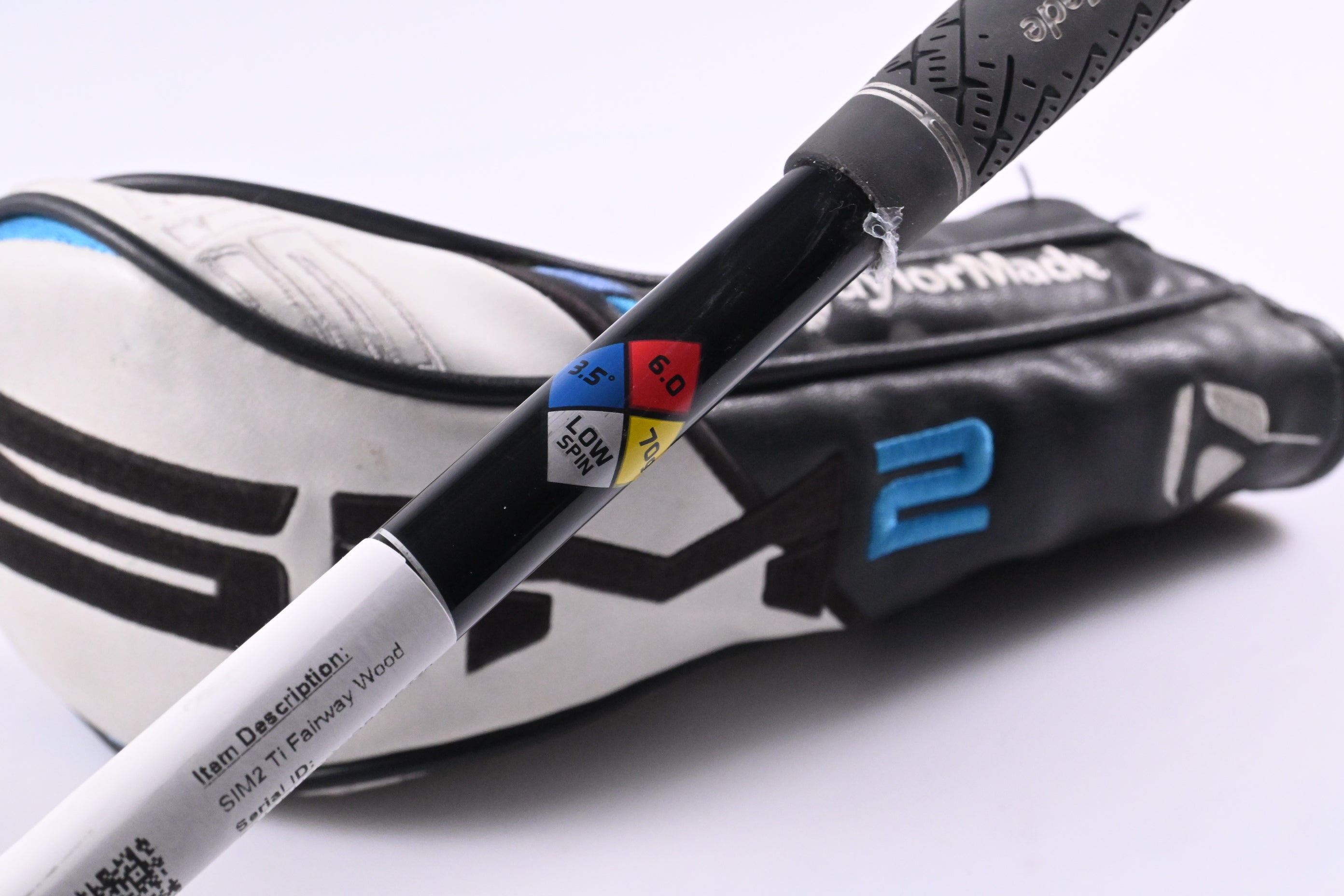 Taylormade SIM2 Ti #3 Wood / 15 Degree / Stiff Flex HZRDUS Smoke RDX 70 Shaft