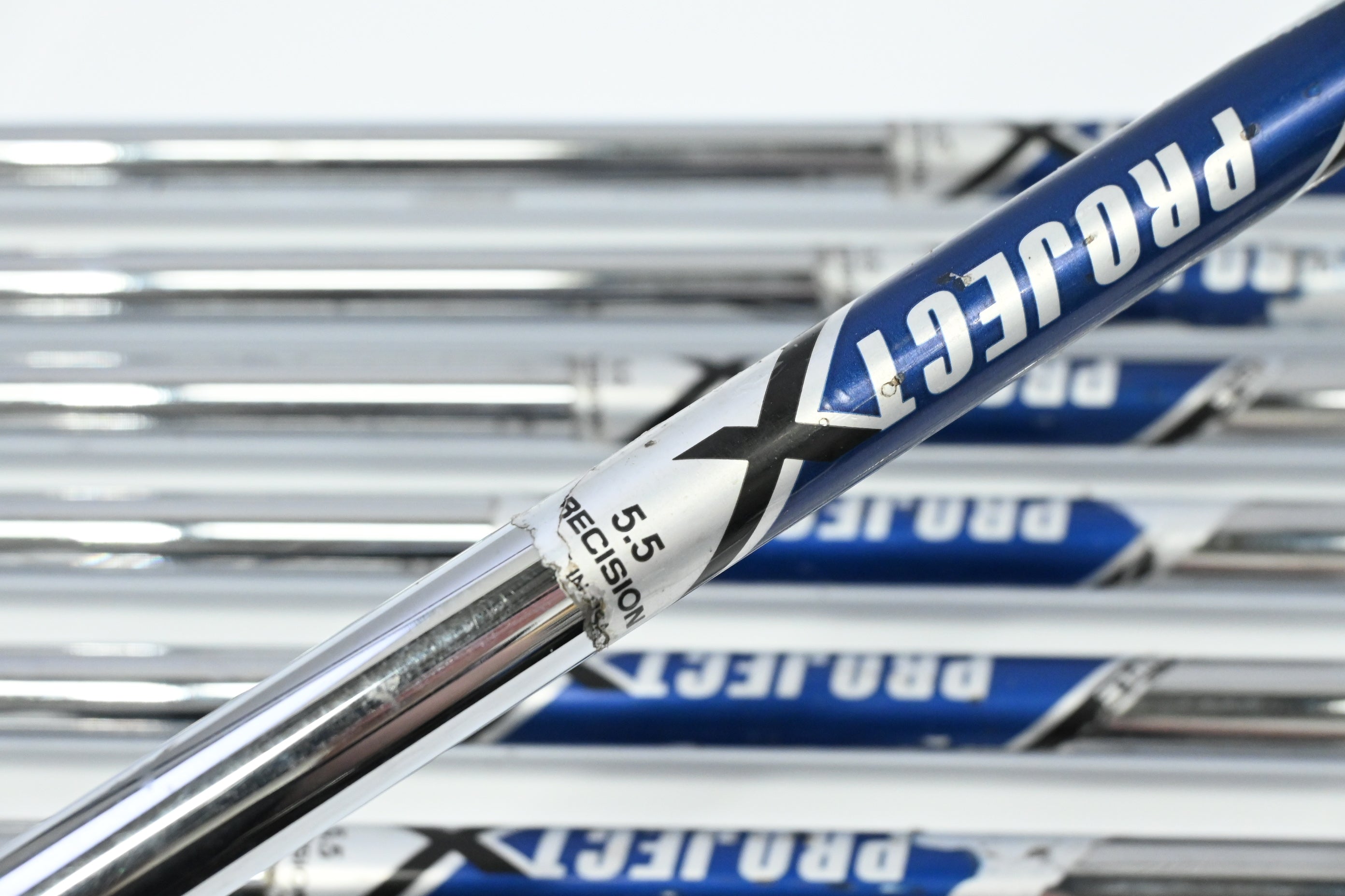 Left Hand Mizuno MP-52 Irons / 4-PW / Regular Plus Flex Project X Rifle Shafts