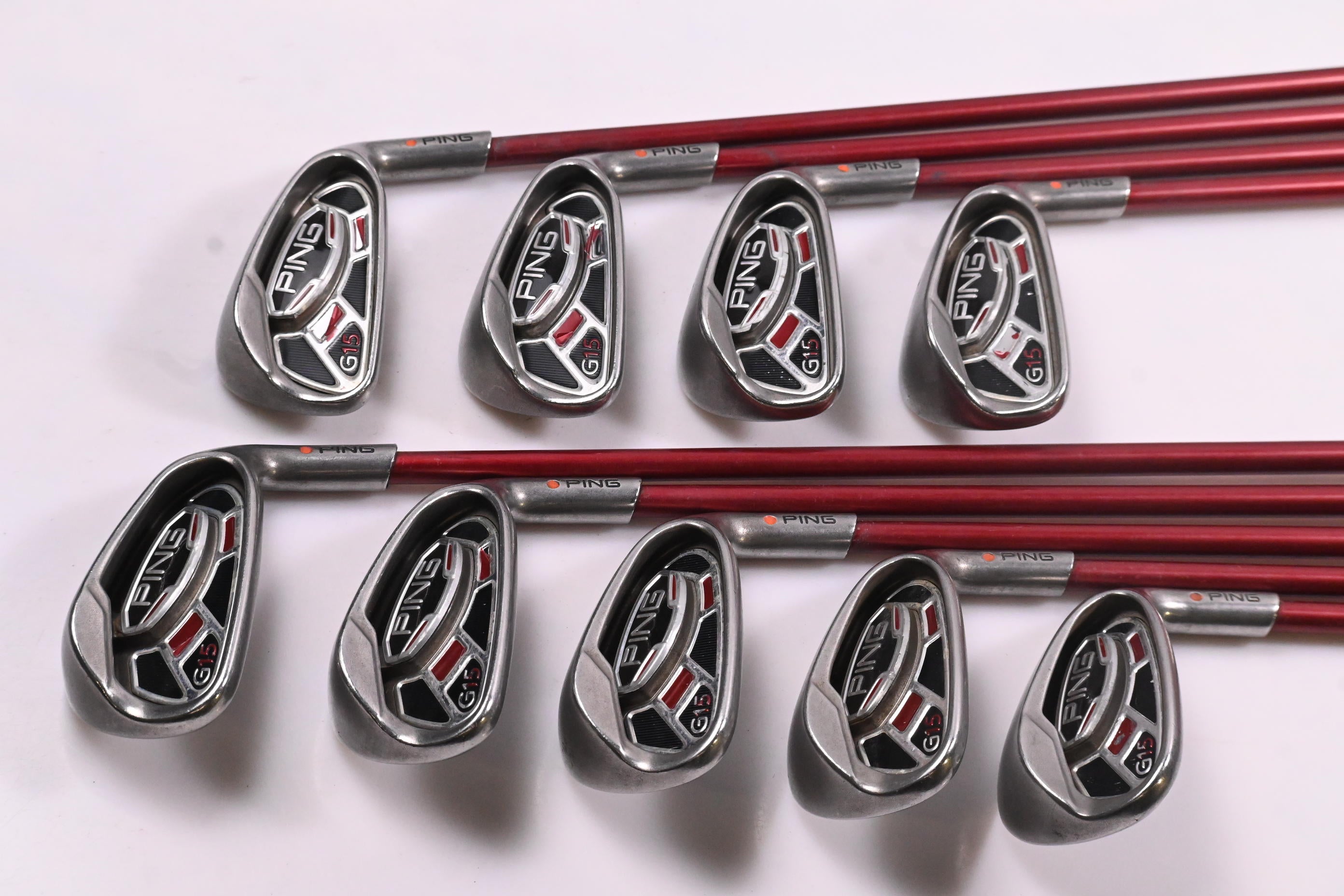 Ping G15 Irons / 3-SW / Regular Flex Ping TFC 149 Shafts