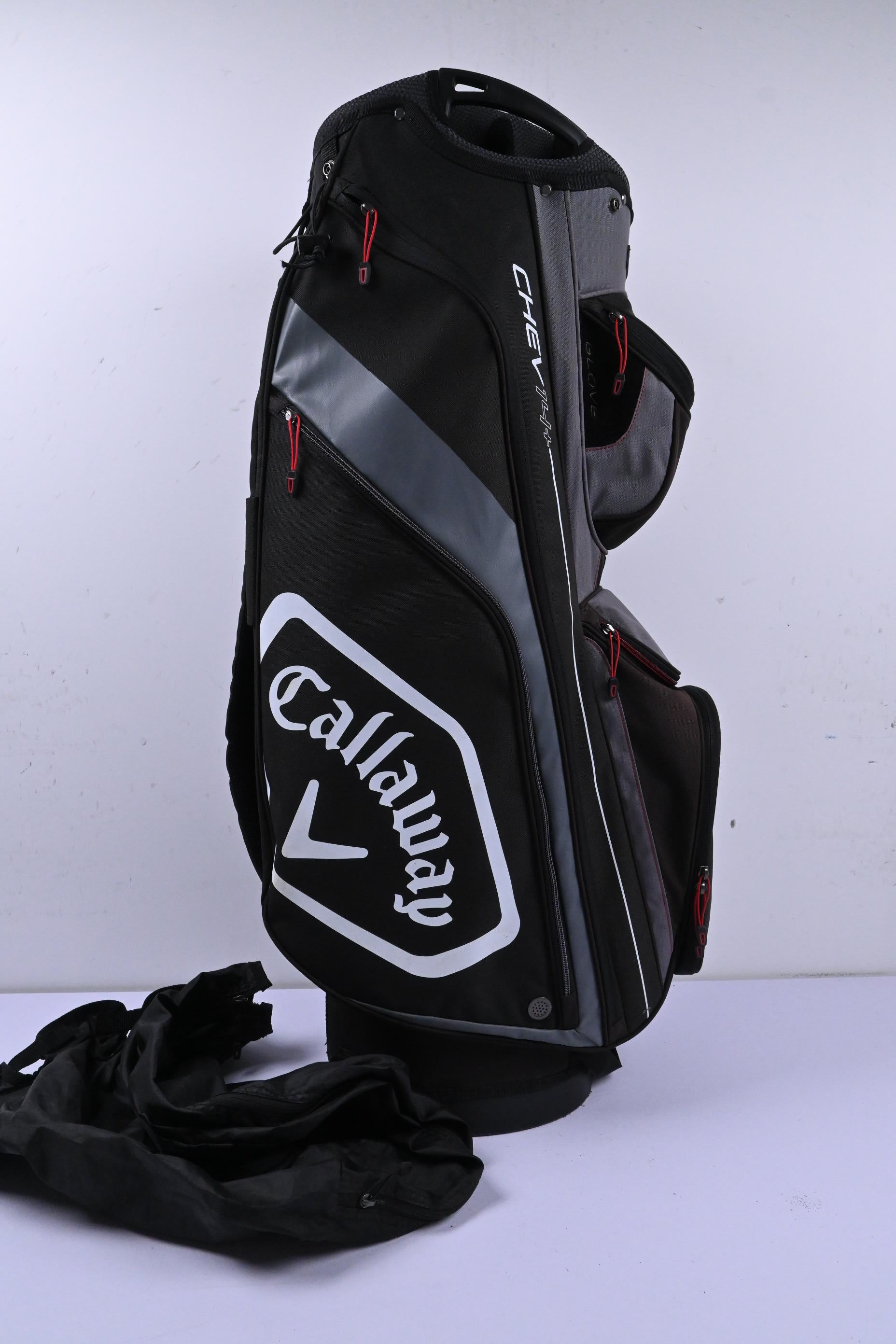 Callaway CHEV 14+ Cart Bag / 14-Way Divider / Black & Grey