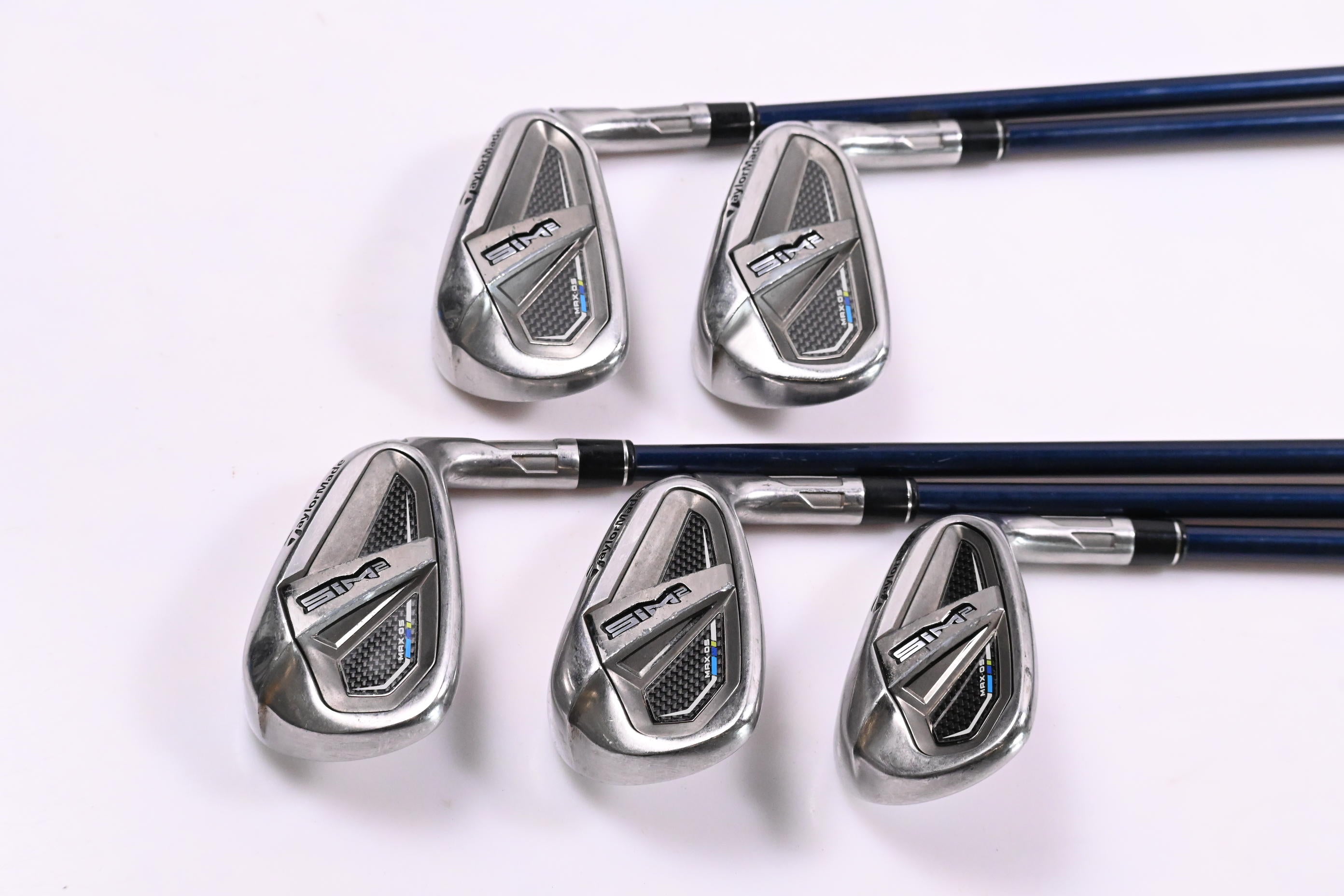 Taylormade SIM2 Max OS Irons / 6-PW / Senior Flex Ventus Blue 5 Shafts