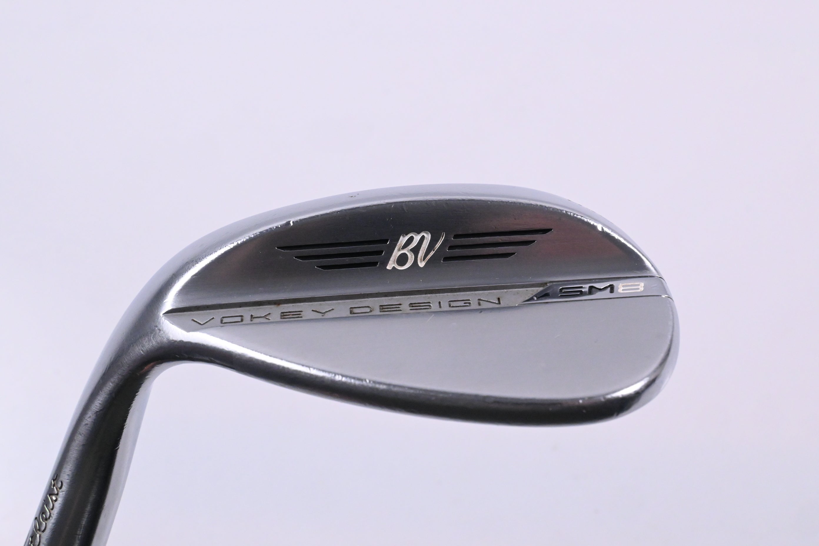 Left Hand Titleist Vokey SM8 Lob Wedge / 58 Degree / Stiff Flex KBS Tour Shaft