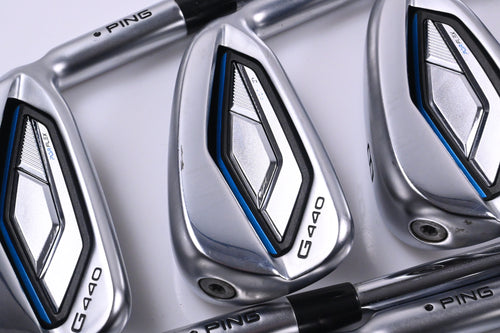 Ping G440 Irons / 6-PW+GW+52°+56° / Black Dot / Regular Flex Ping AWT 3.0 Shafts