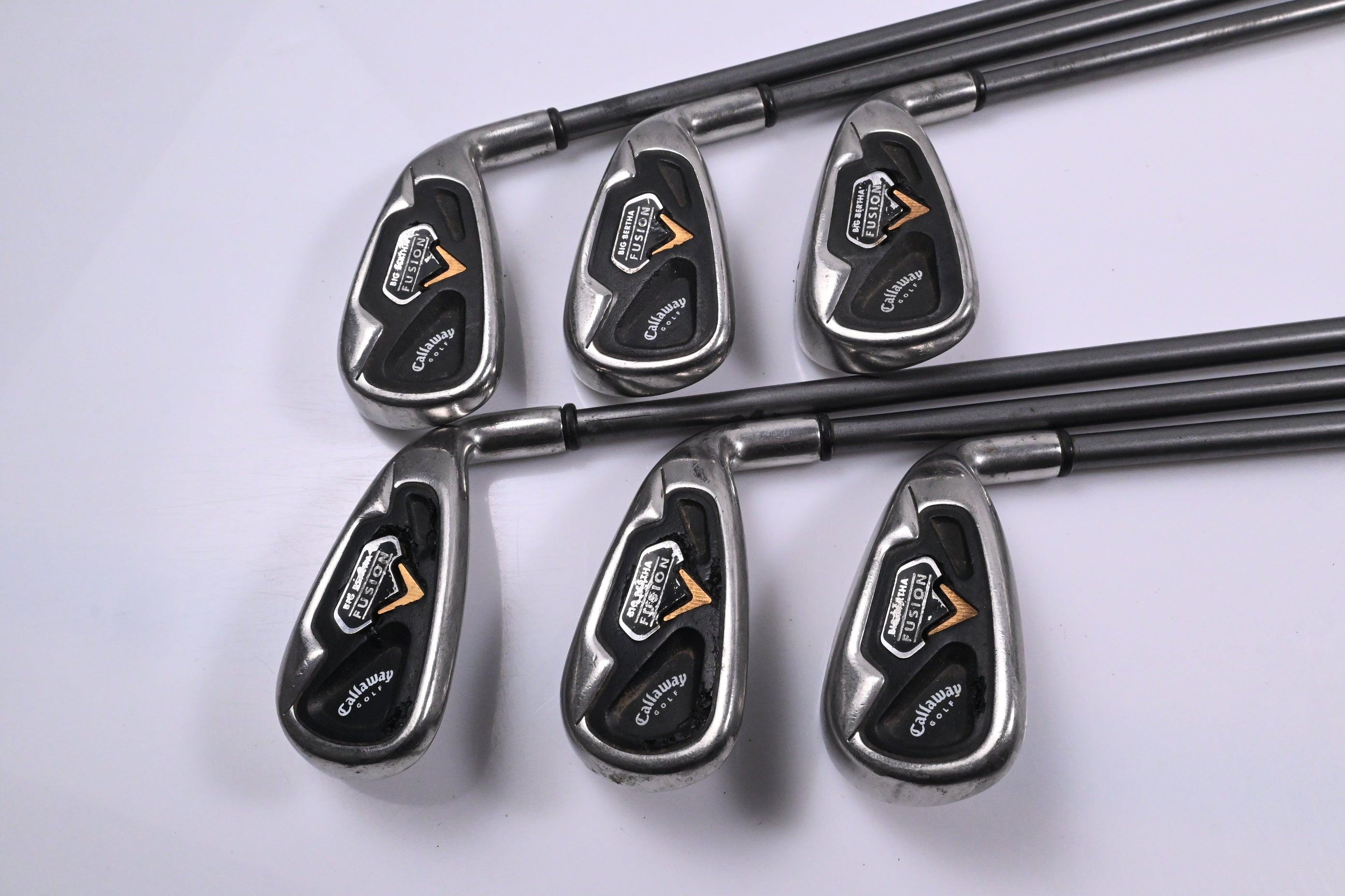 Callaway Big Bertha Fusion Irons / 5-PW / Regular Flex Callaway RCH System 75