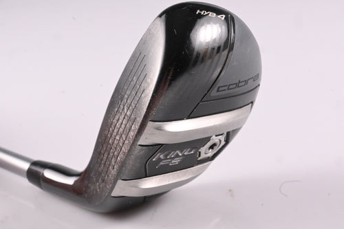 Left Hand Cobra King F8 #4 Hybrid / 22 Degree / Regular Flex Aldila Rogue Pro 75