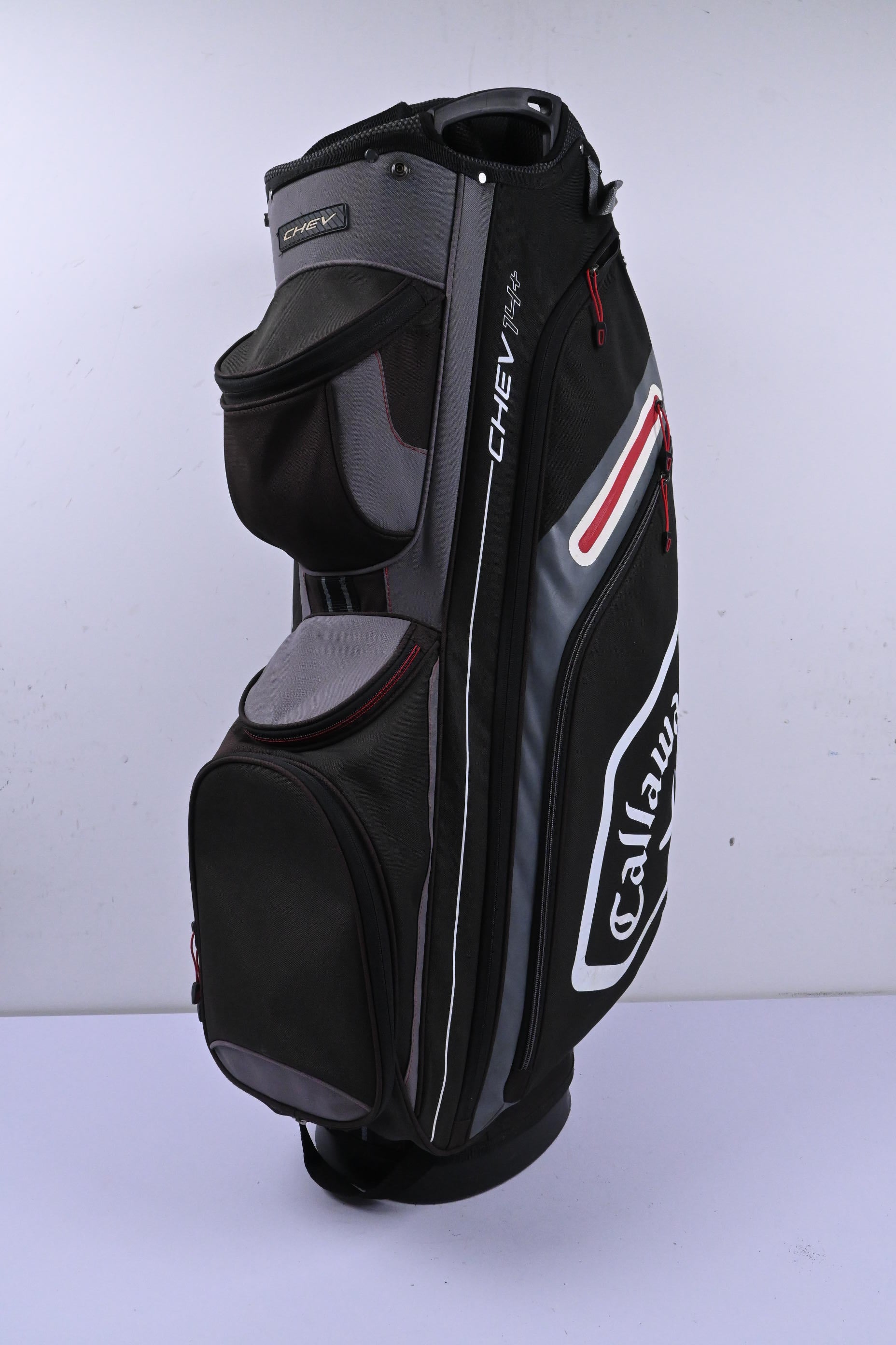 Callaway CHEV 14+ Cart Bag / 14-Way Divider / Black & Grey