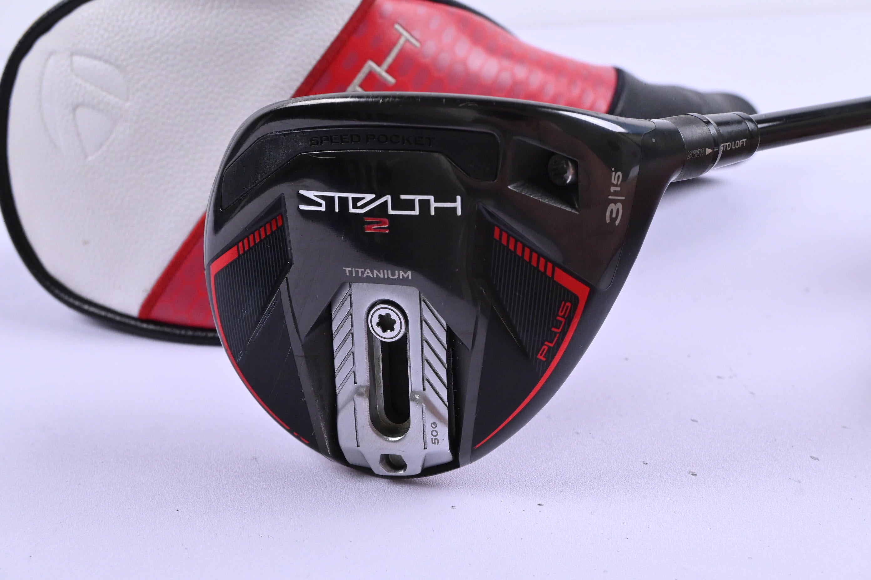 Taylormade Stealth 2 Plus #3 Wood / 15 Degree / X-Flex HZRDUS Gen4 Black 70
