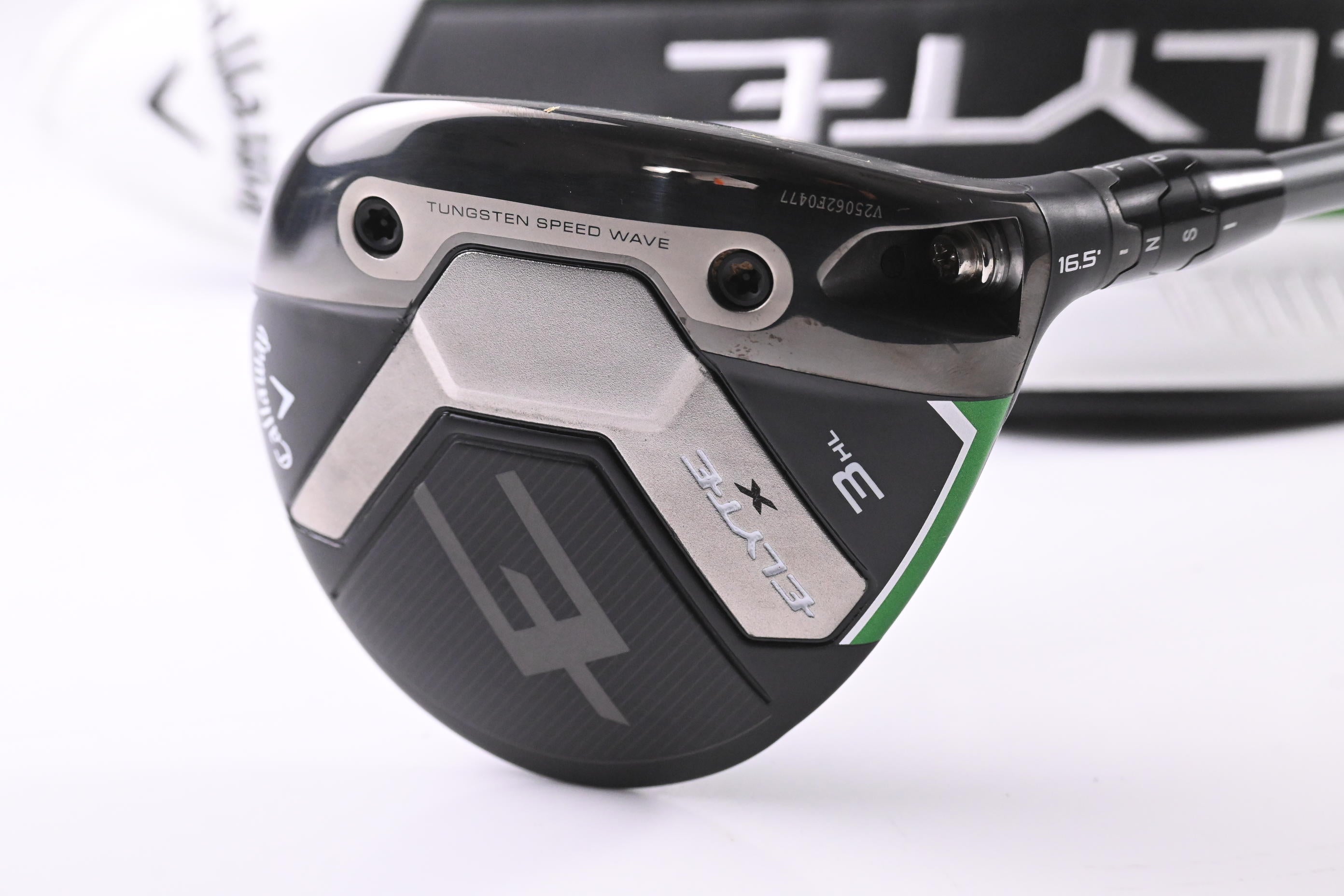 Callaway Elyte X #3HL Wood / 16.5 Degree / Regular Flex Denali Charcoal 60 Shaft