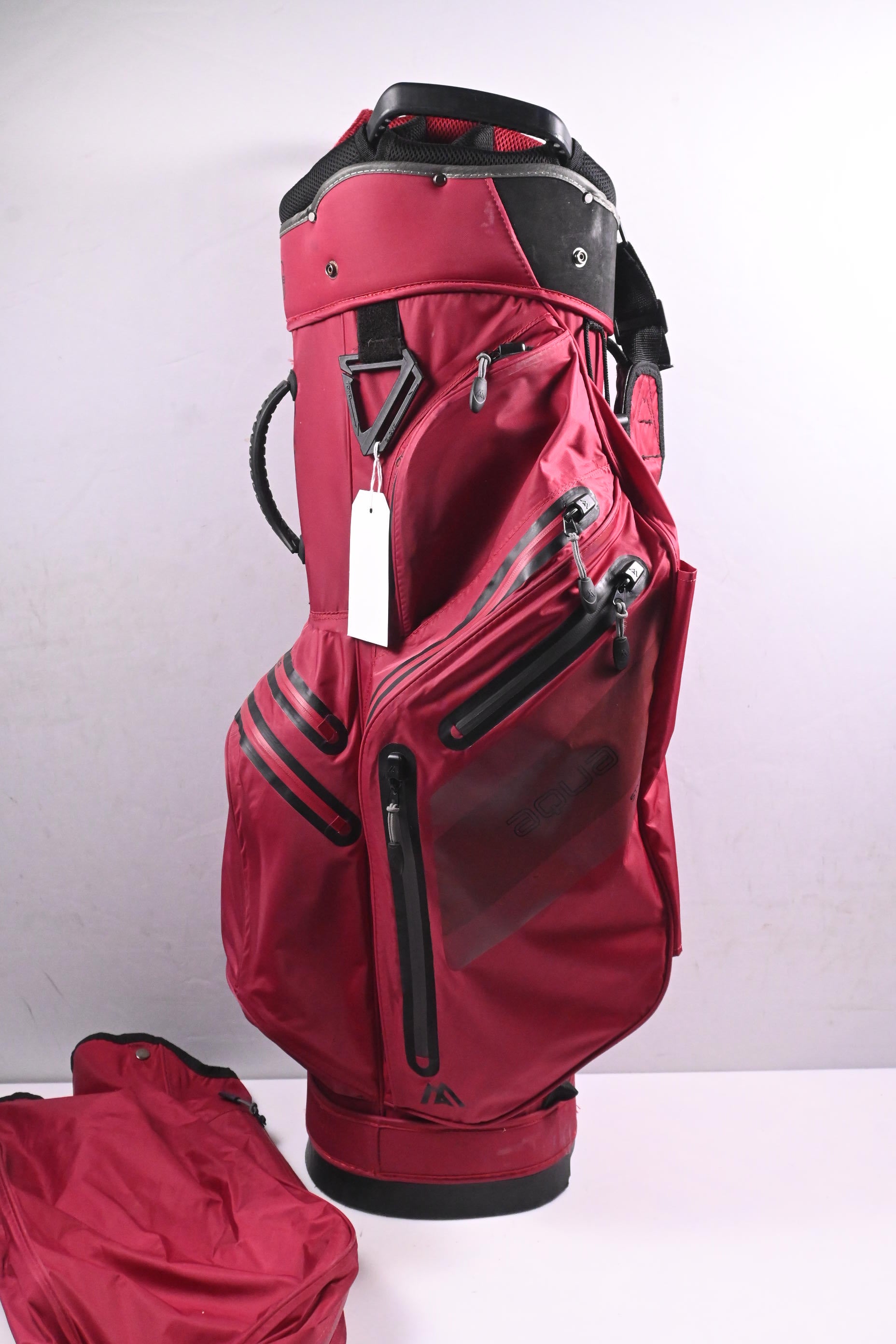 Big Max Aqua Style Cart Bag / 14-Way Divider / Maroon, Black