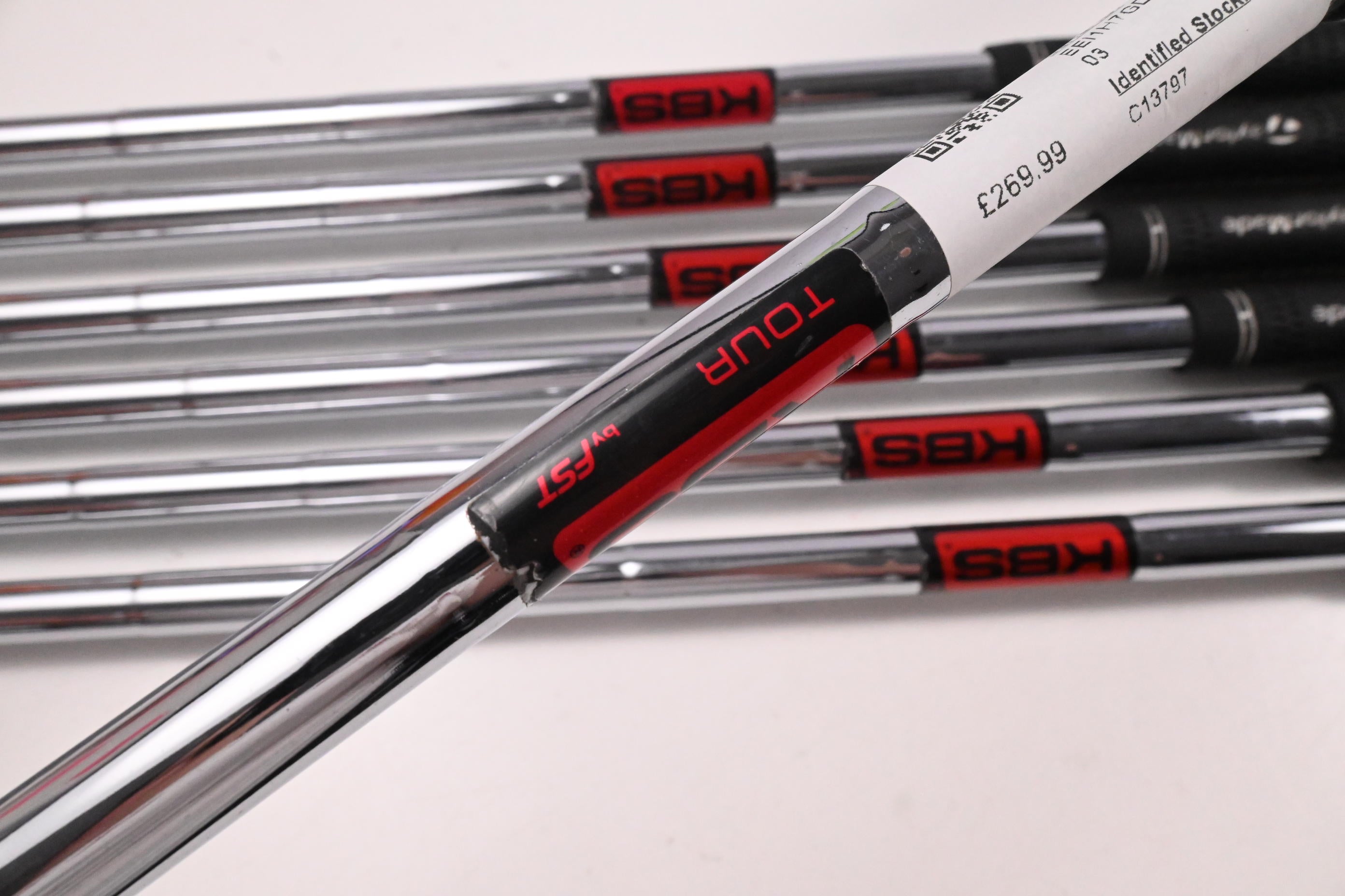 Taylormade RSi TP Irons / 4-PW / Stiff Flex KBS Tour Shafts