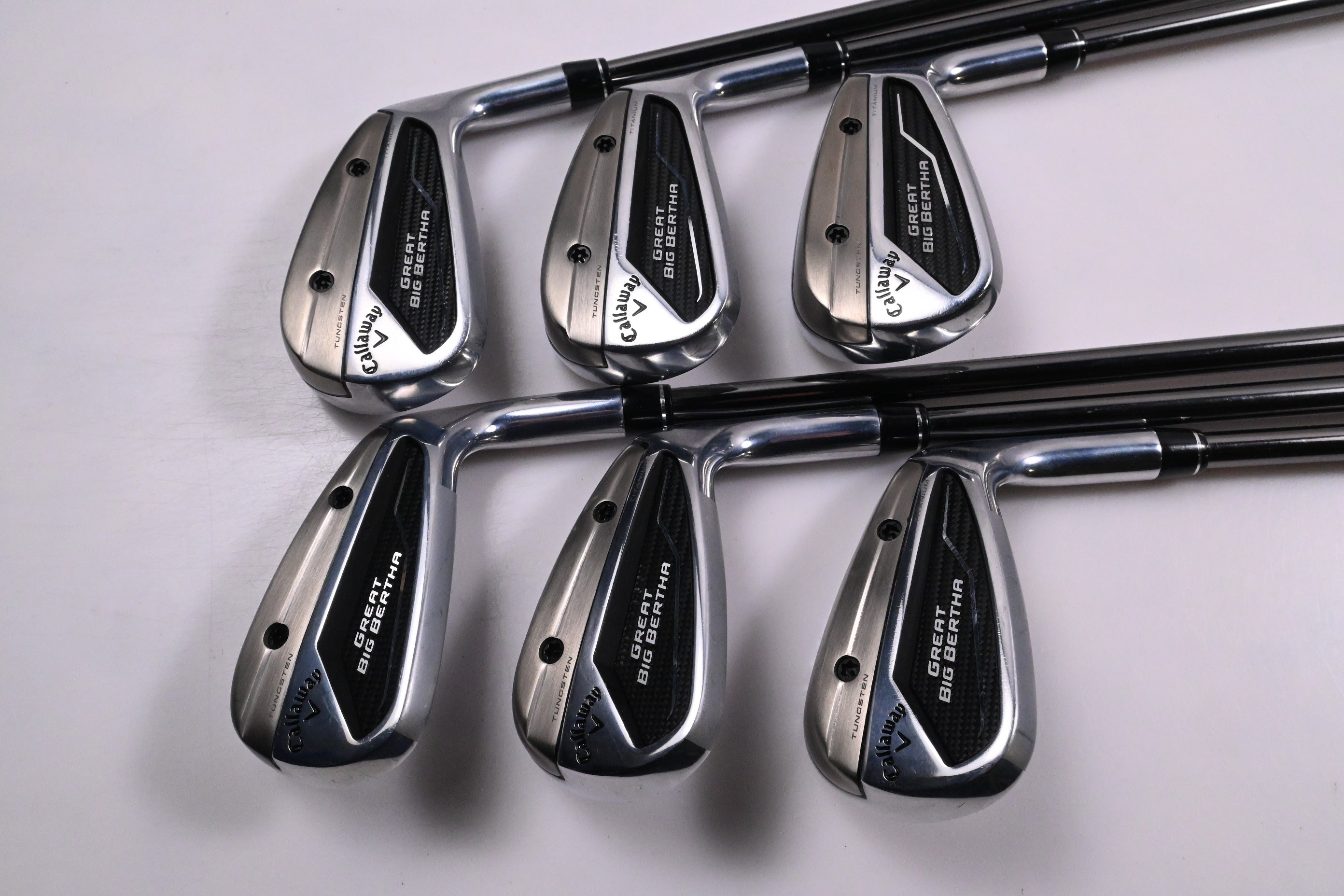 Callaway Great Big Bertha 2023 Irons / 6-PW+GW / Senior Flex UST Helium Nanocore