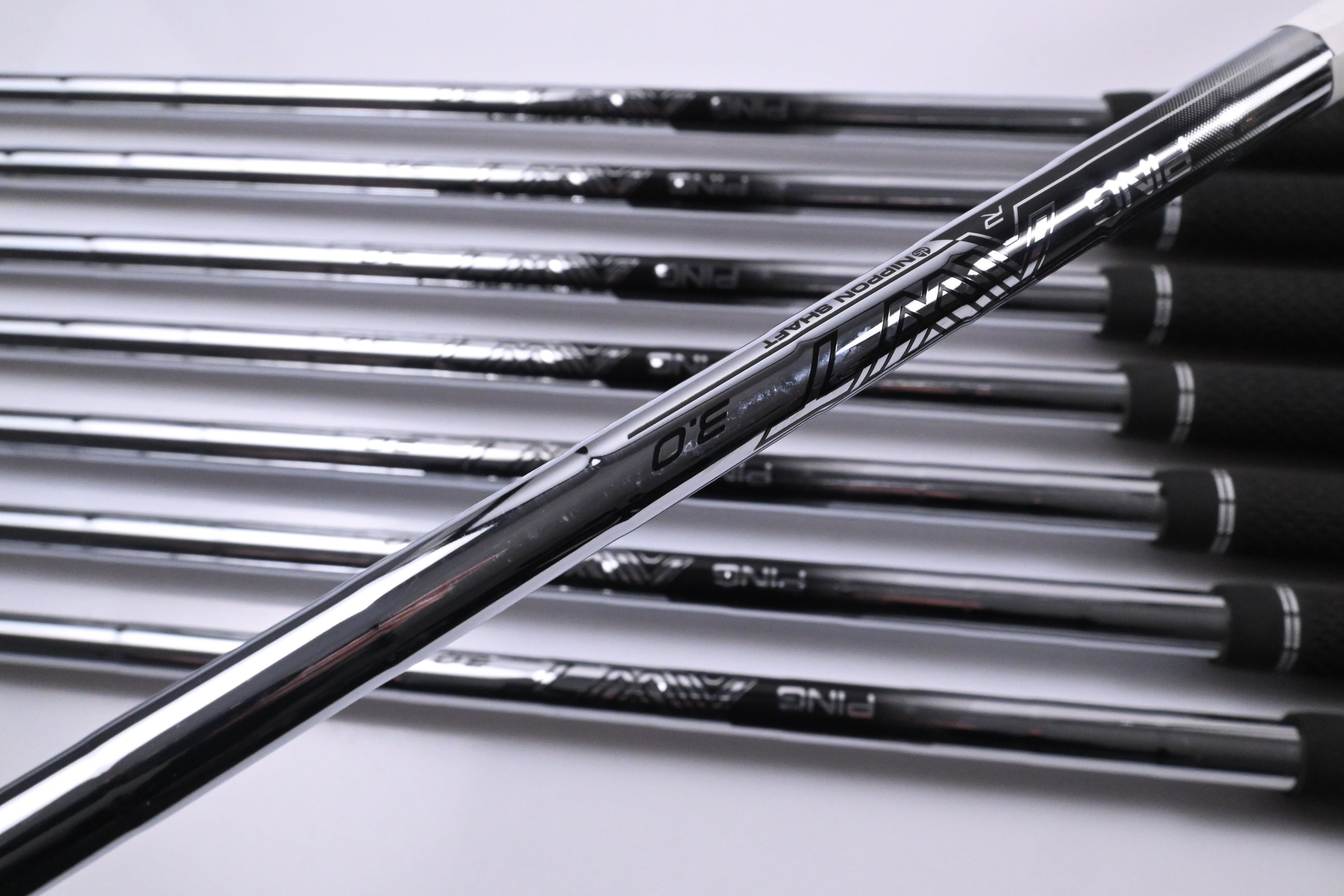 Ping G440 Irons / 6-PW+GW+52°+56° / Black Dot / Regular Flex Ping AWT 3.0 Shafts
