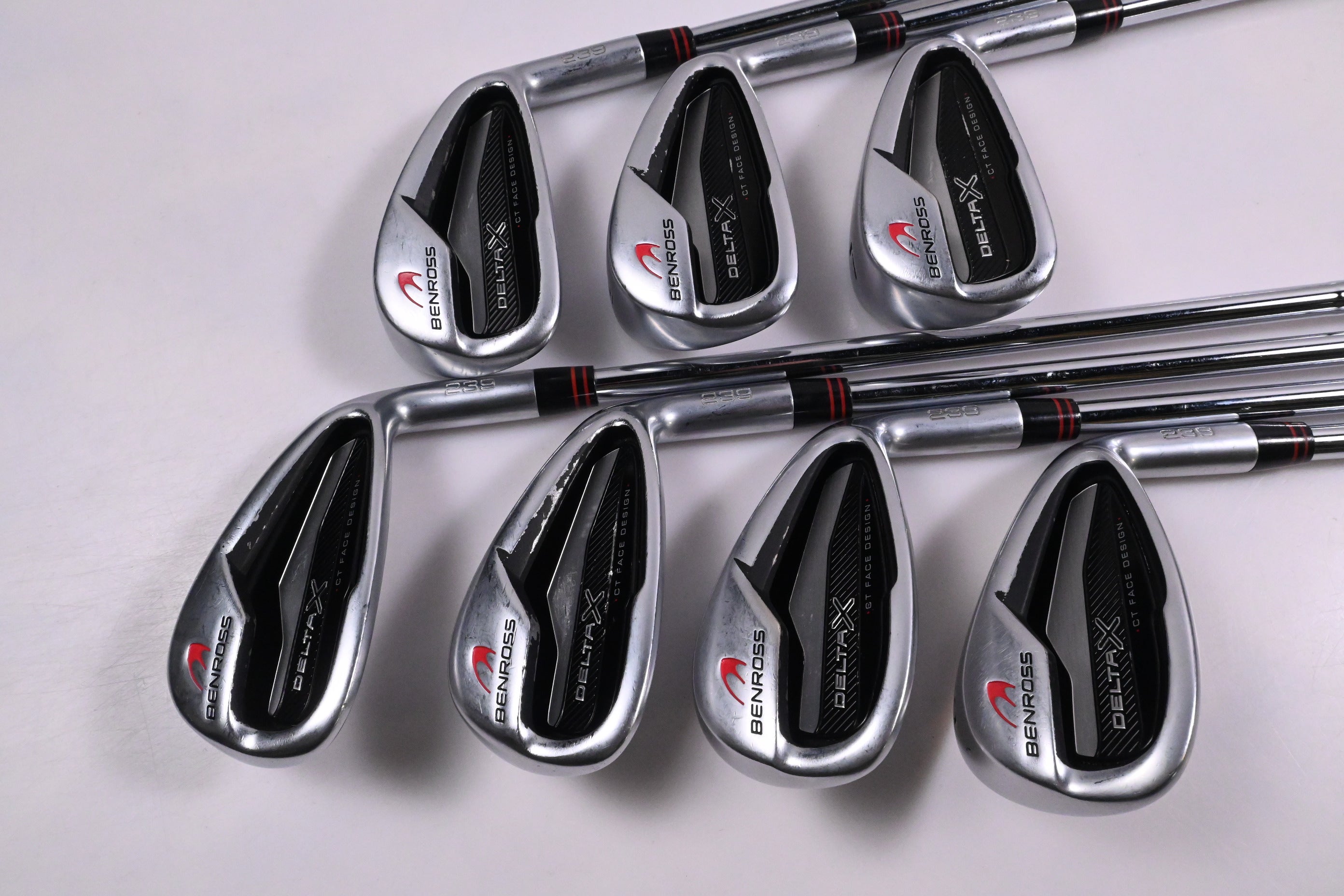 Benross Delta X Irons / 5-PW+SW / Regular Flex KBS MAX 80 Shafts