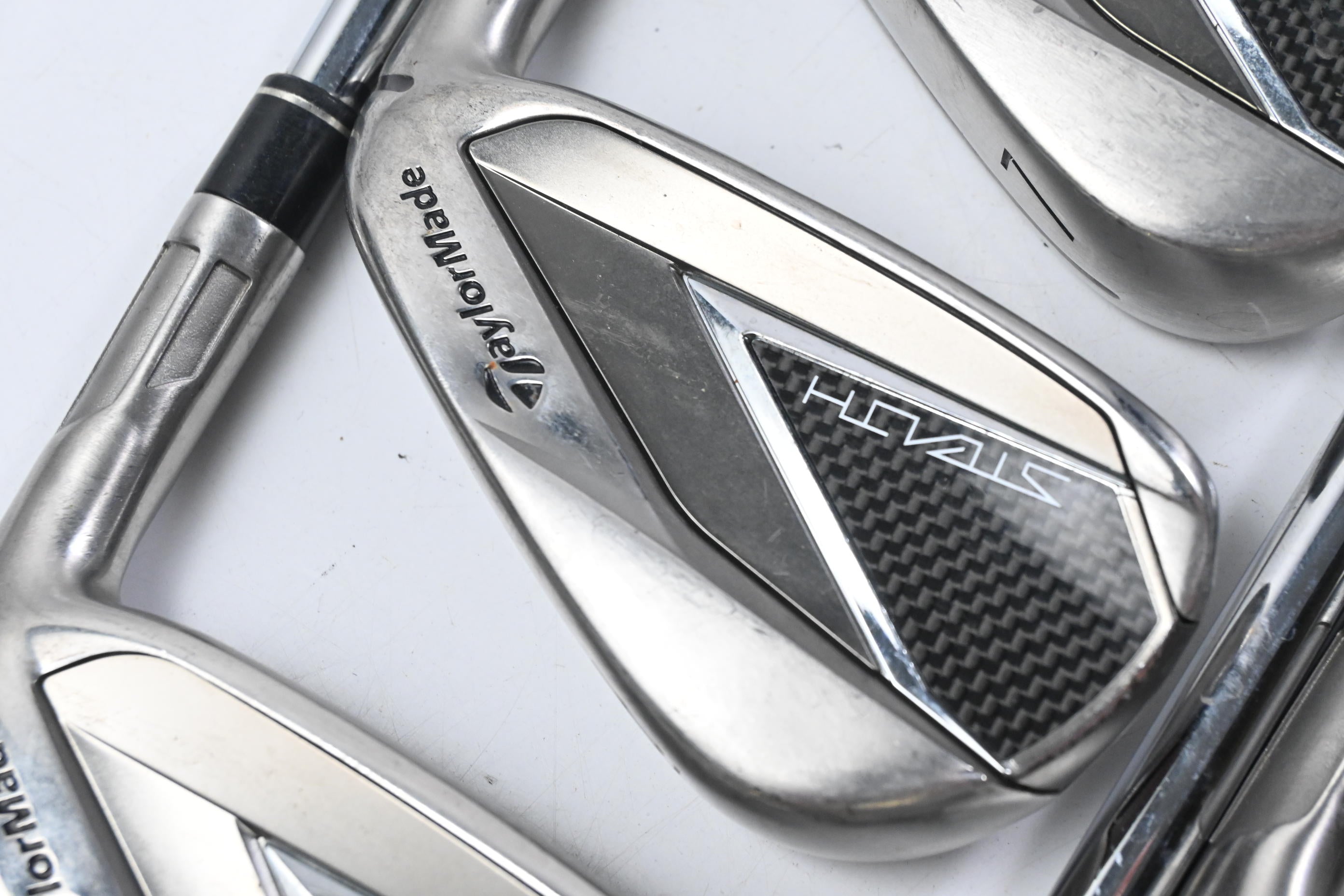 Taylormade Stealth Irons / 5-PW+SW / Stiff Flex KBS MAX 85 Shafts