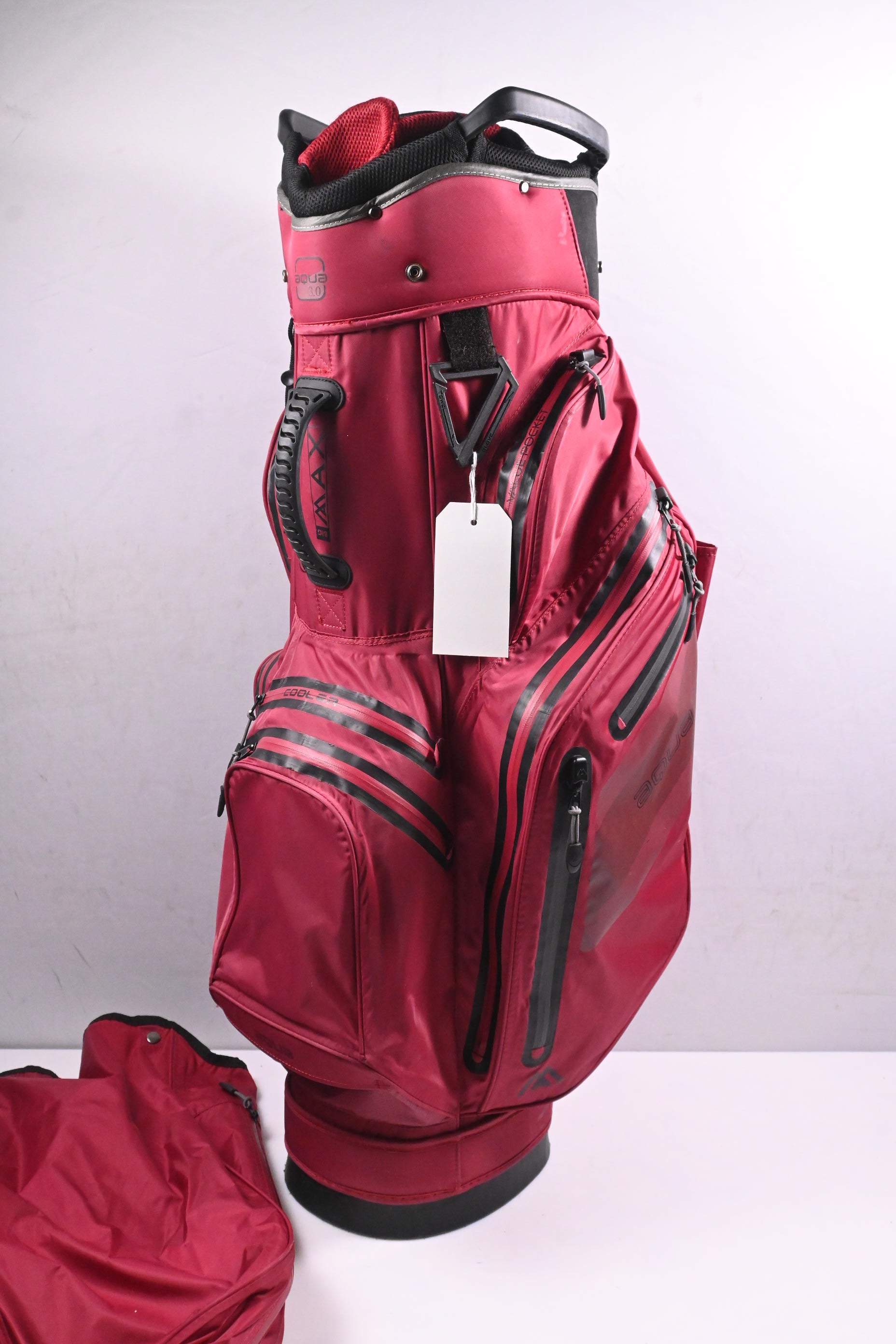 Big Max Aqua Style Cart Bag / 14-Way Divider / Maroon, Black