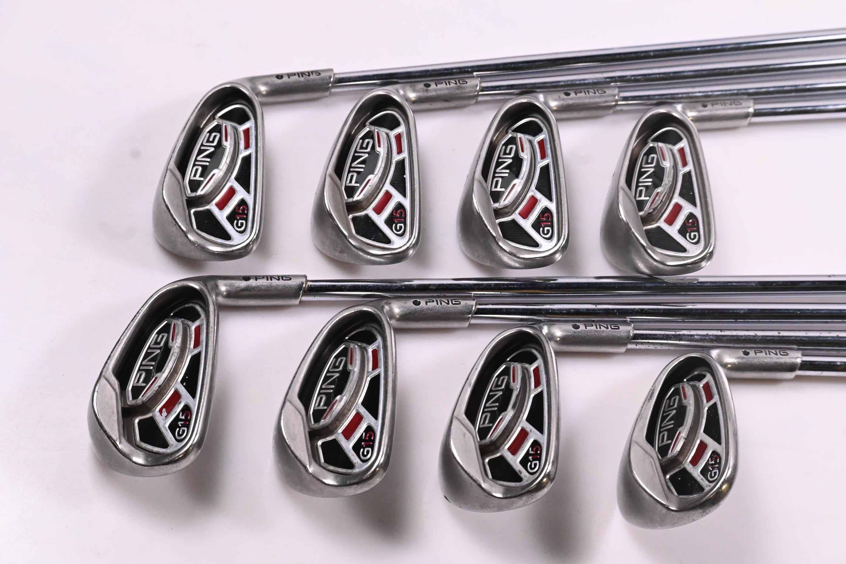 Ping G15 Irons / 4-SW / Regular Flex Ping Shafts