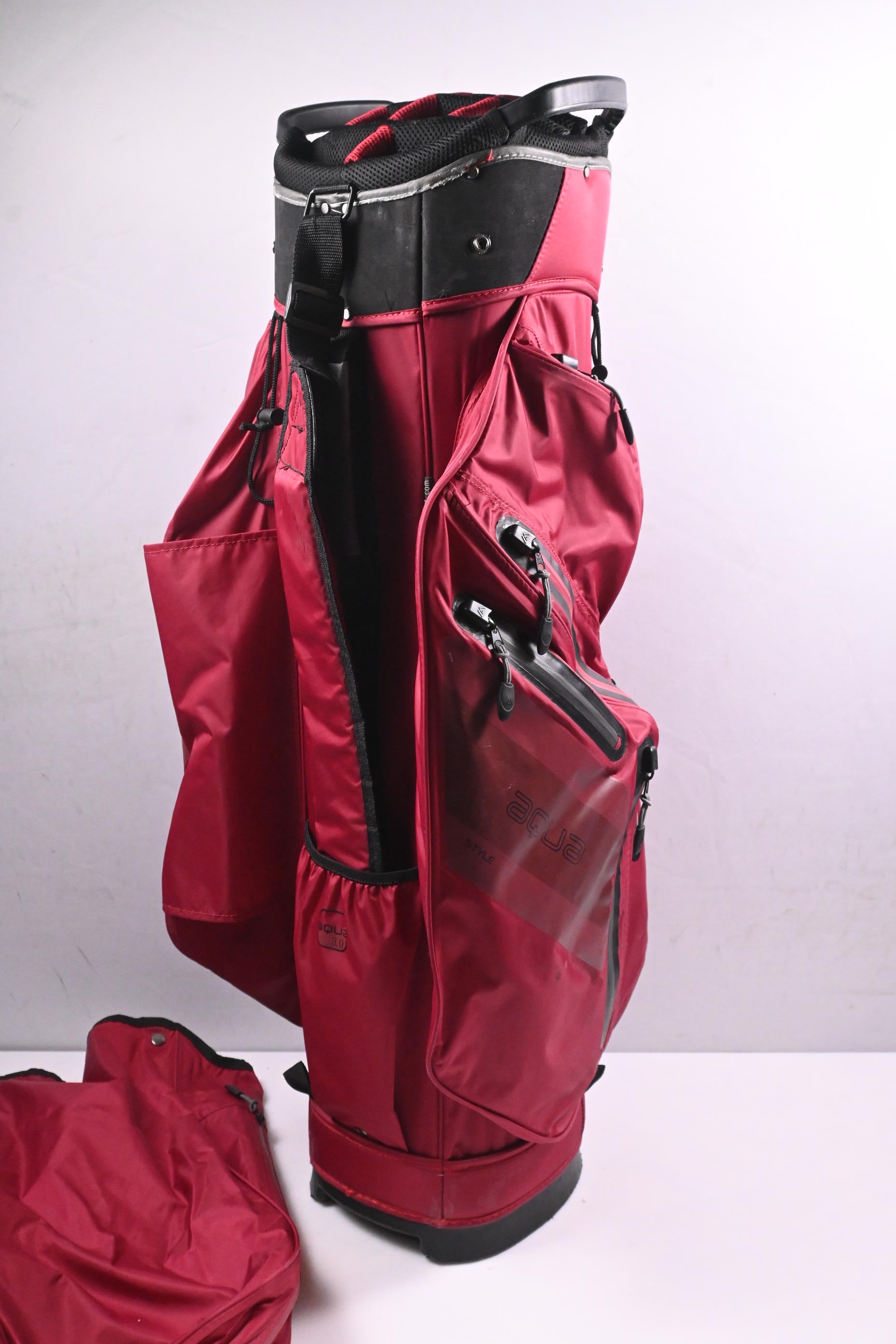 Big Max Aqua Style Cart Bag / 14-Way Divider / Maroon, Black