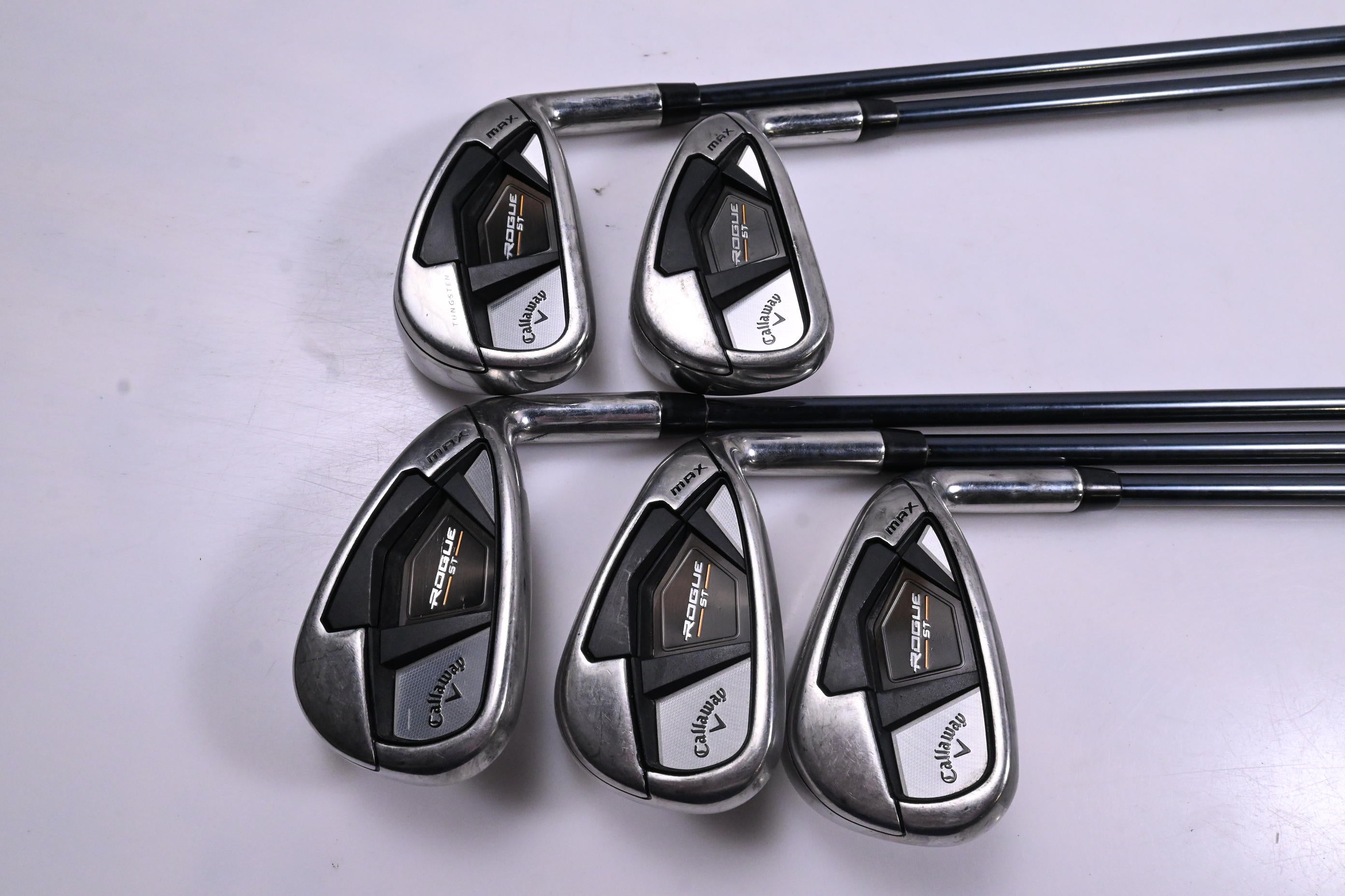Callaway Rogue ST Max Irons / 6-PW / Regular Flex UST Recoil Dart 65 Shafts