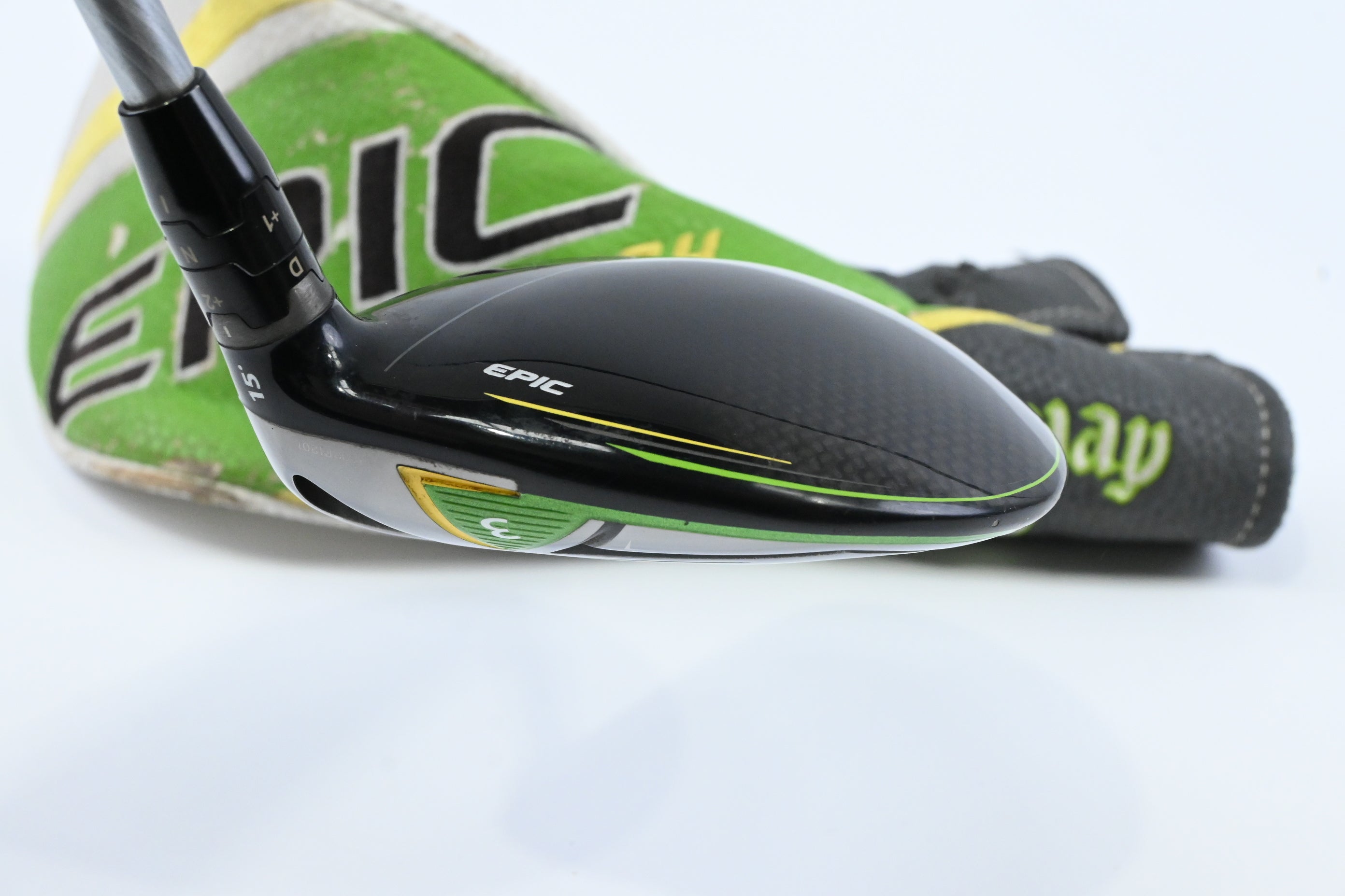 Callaway Epic Flash #3 Wood / 15 Degree / Regular Flex Evenflow Green 65 Shaft