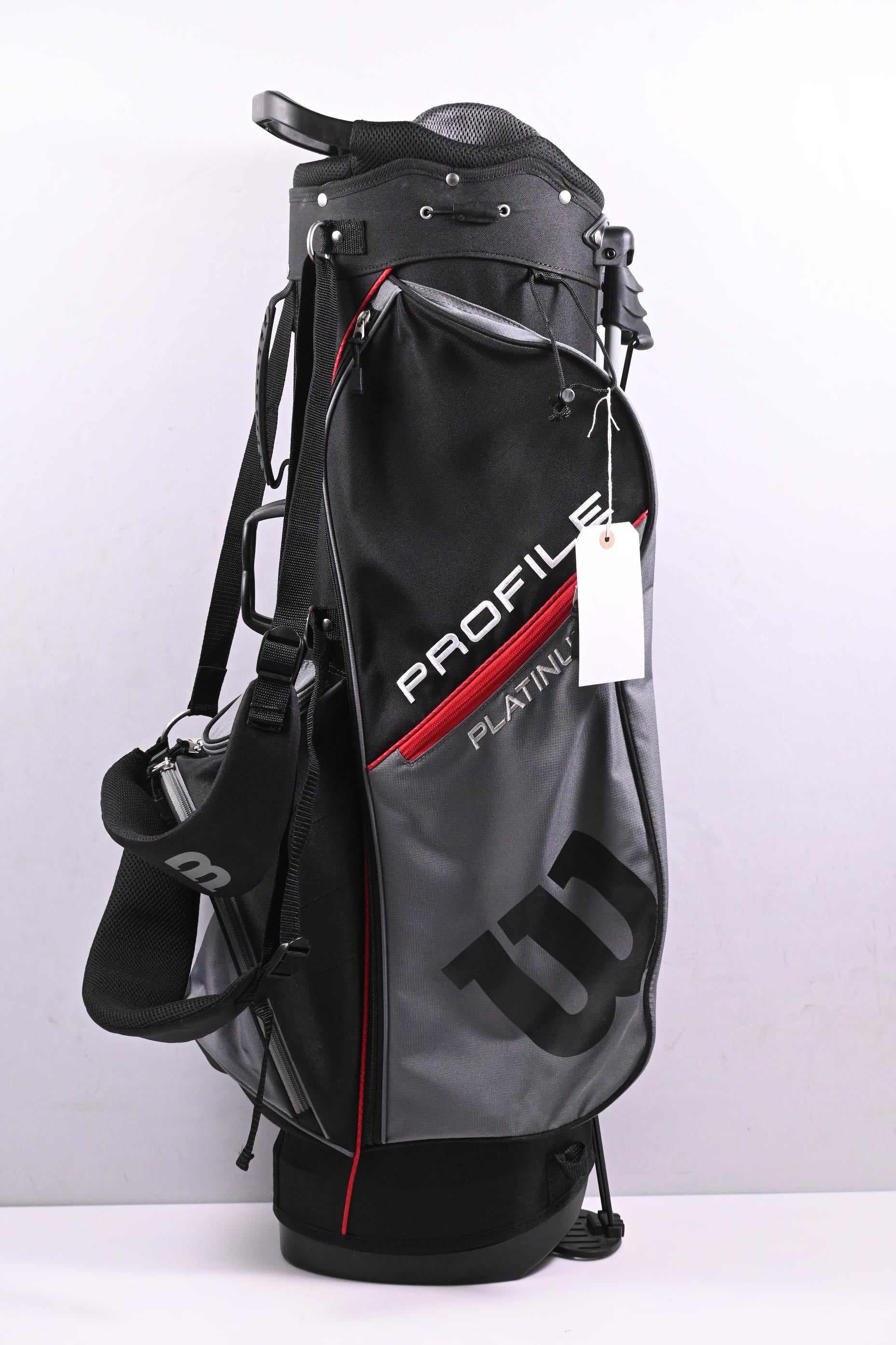 Wilson Profile Stand Bag / 5-Way Divider / Black, Grey
