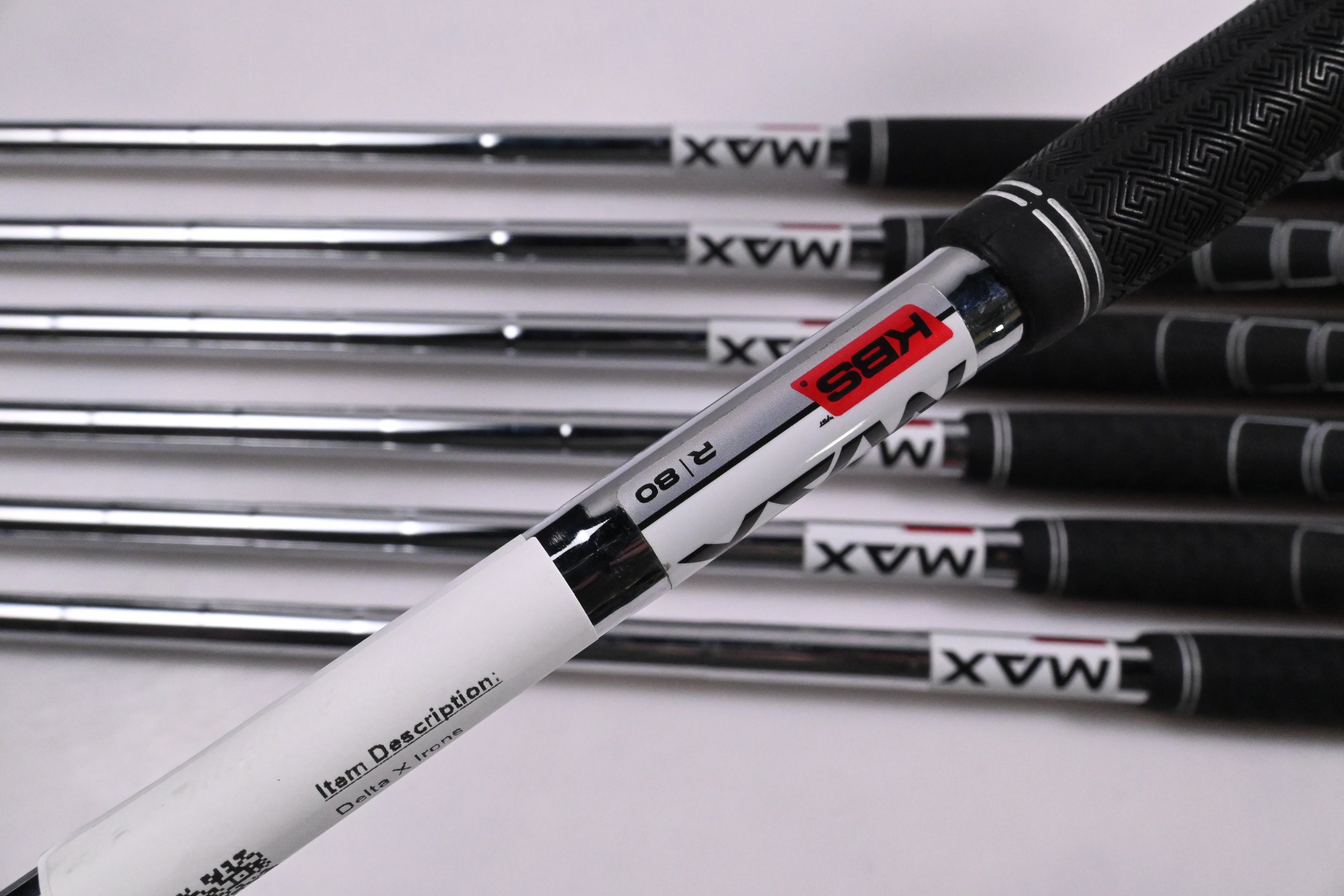 Benross Delta X Irons / 5-PW+SW / Regular Flex KBS MAX 80 Shafts