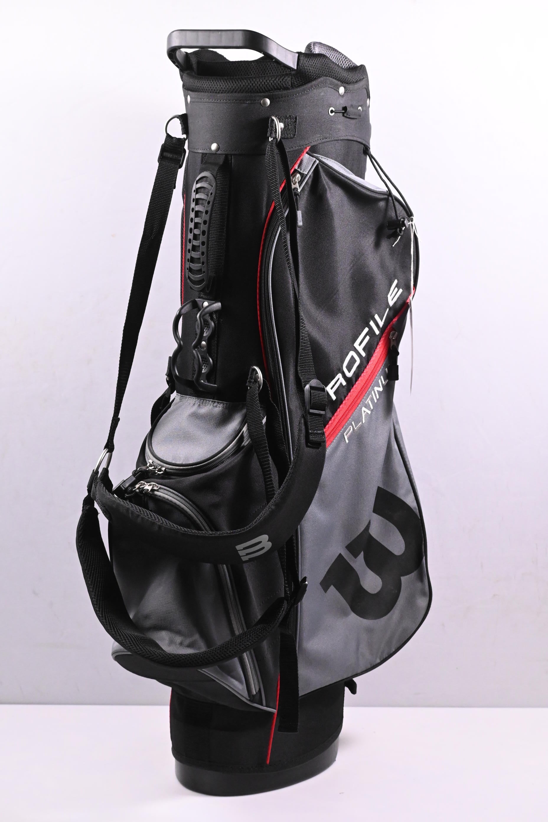 Wilson Profile Stand Bag / 5-Way Divider / Black, Grey