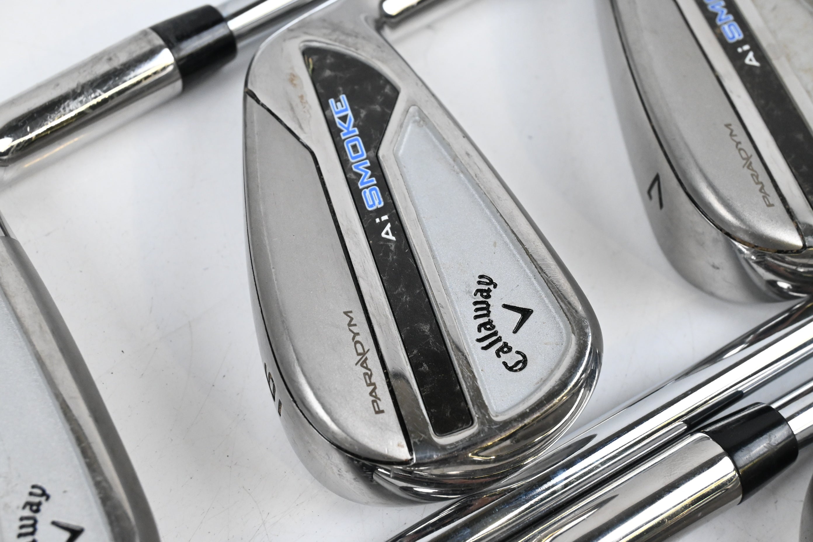 Callaway Paradym Ai Smoke Irons / 5-PW / Regular Flex Elevate MPH 95 Shafts