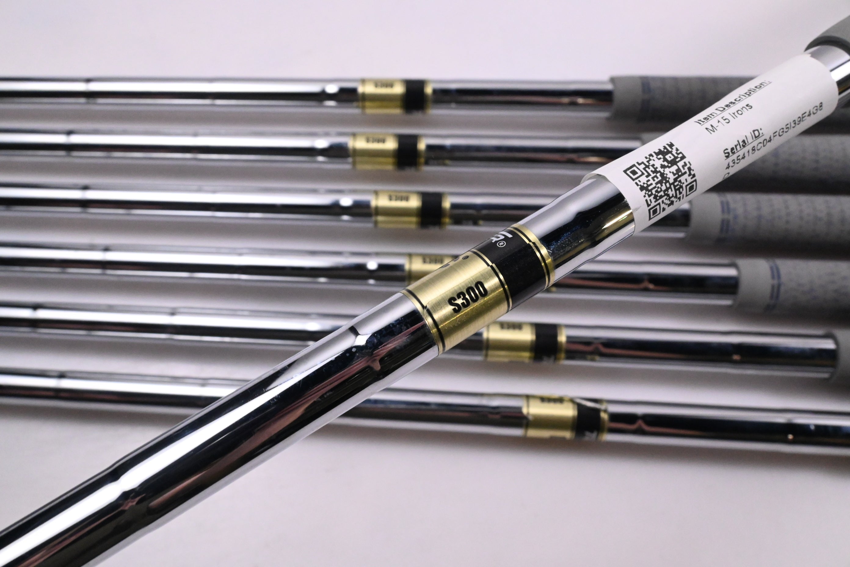 Mizuno Pro M-15 Irons / 4-PW / Stiff Flex Dynamic Gold S300 Shafts