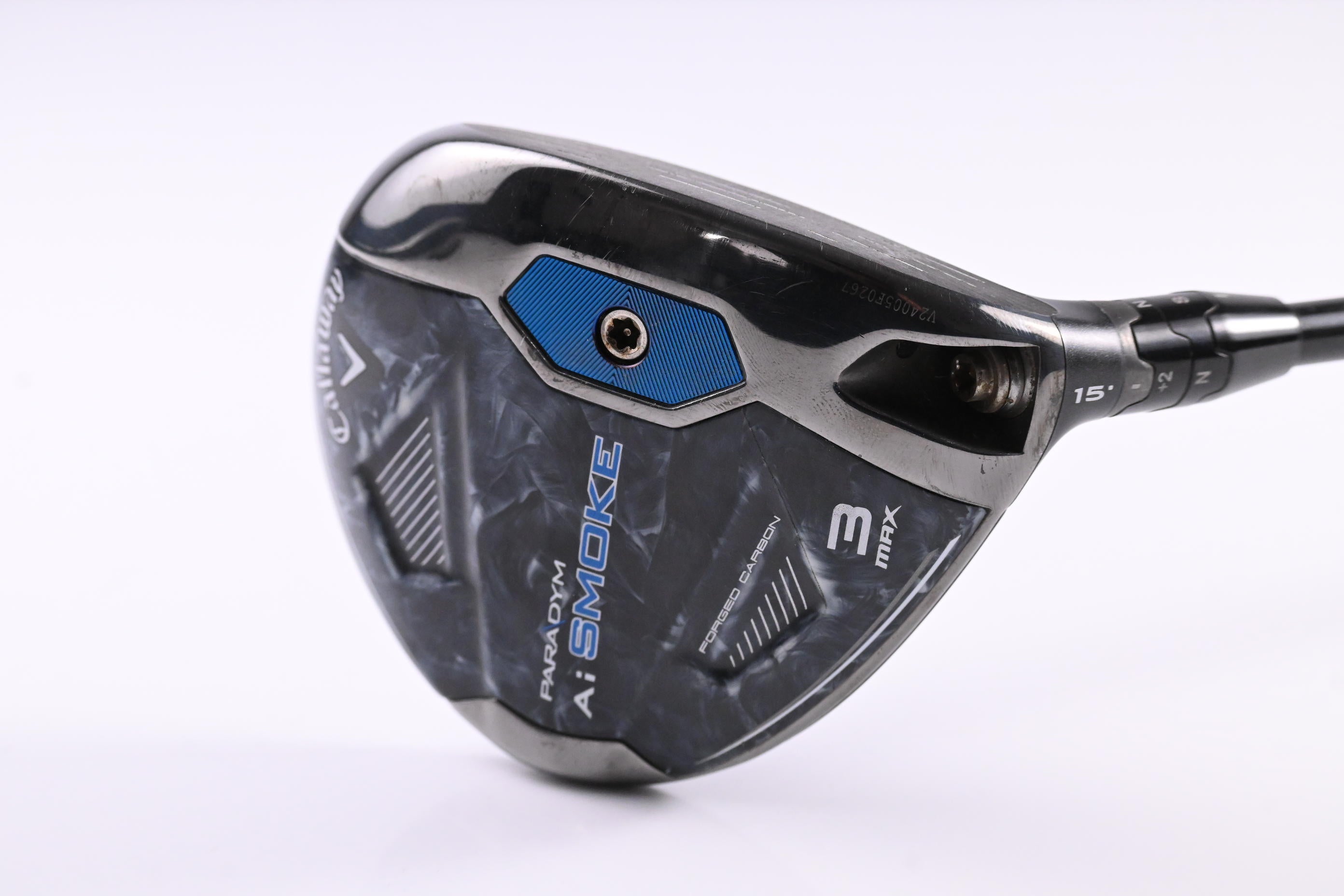 Callaway Paradym Ai Smoke Max #3 Wood / 15 Degree / Stiff Flex Denali Black 70
