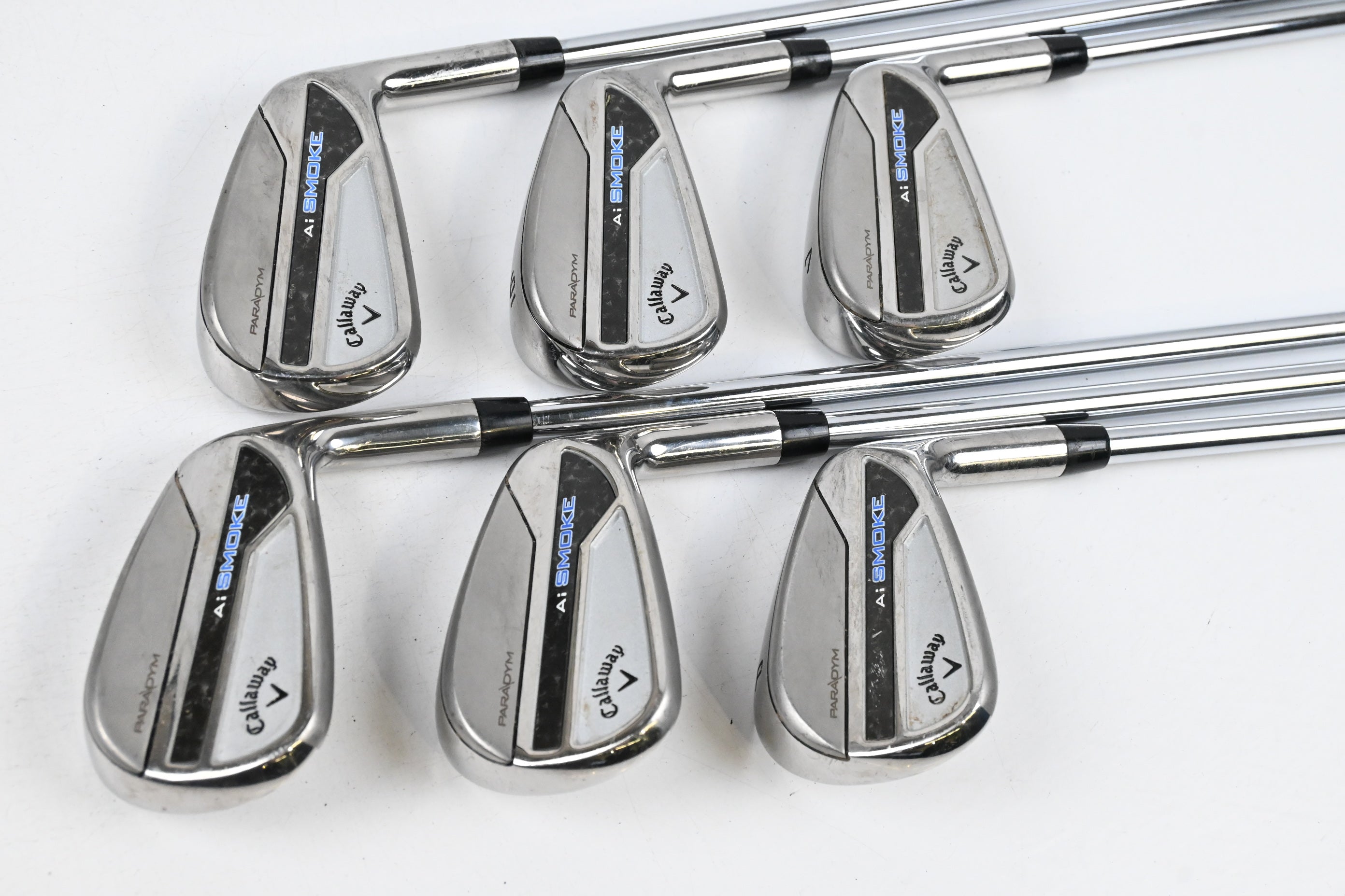 Callaway Paradym Ai Smoke Irons / 5-PW / Regular Flex Elevate MPH 95 Shafts