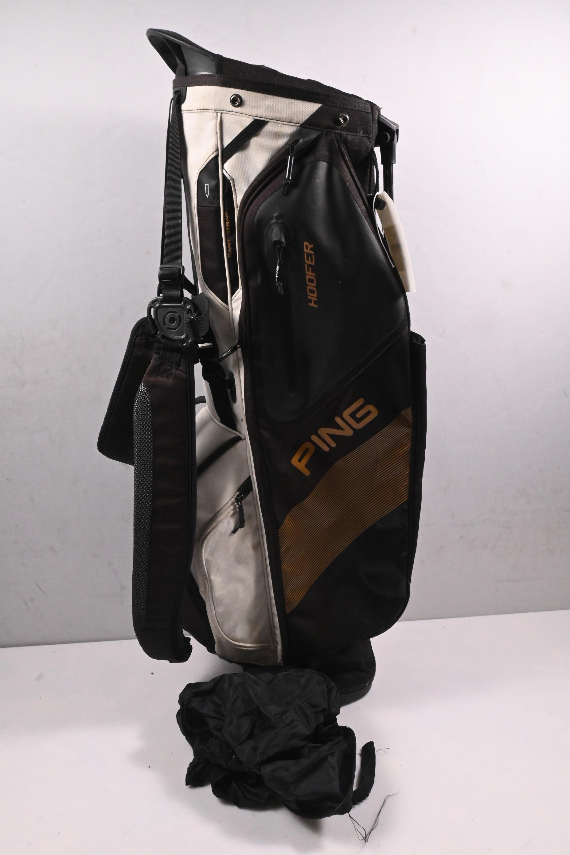 Ping Hoofer Stand Bag / 5-Way Divider / Black, White