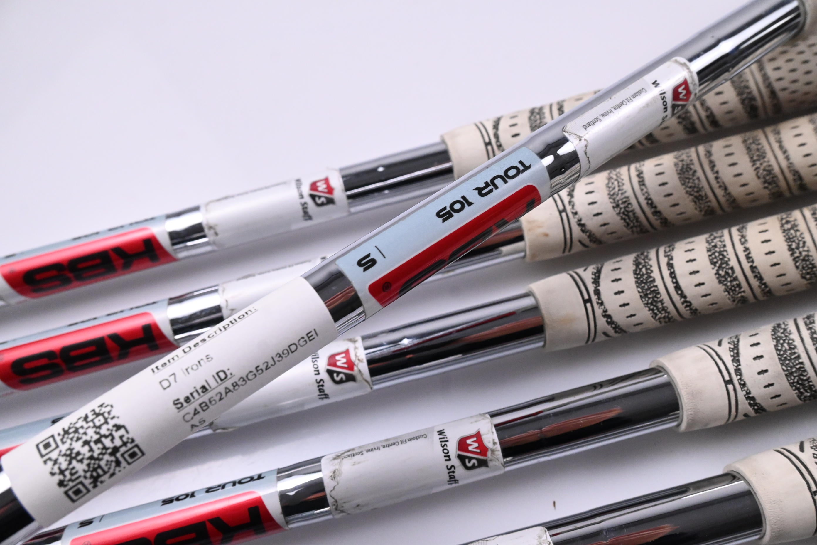 Wilson Staff D7 Irons / 5-PW+SW / Stiff Flex KBS Tour 105 Shafts