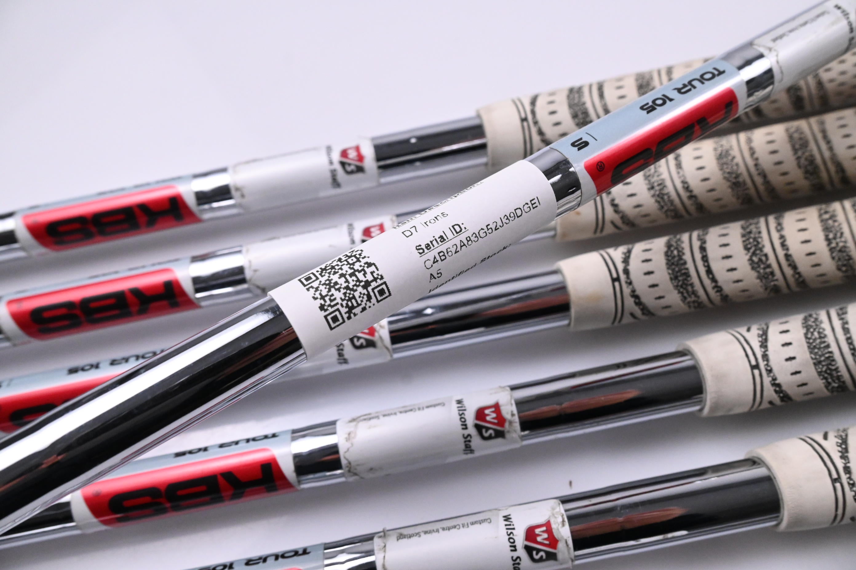 Wilson Staff D7 Irons / 5-PW+SW / Stiff Flex KBS Tour 105 Shafts