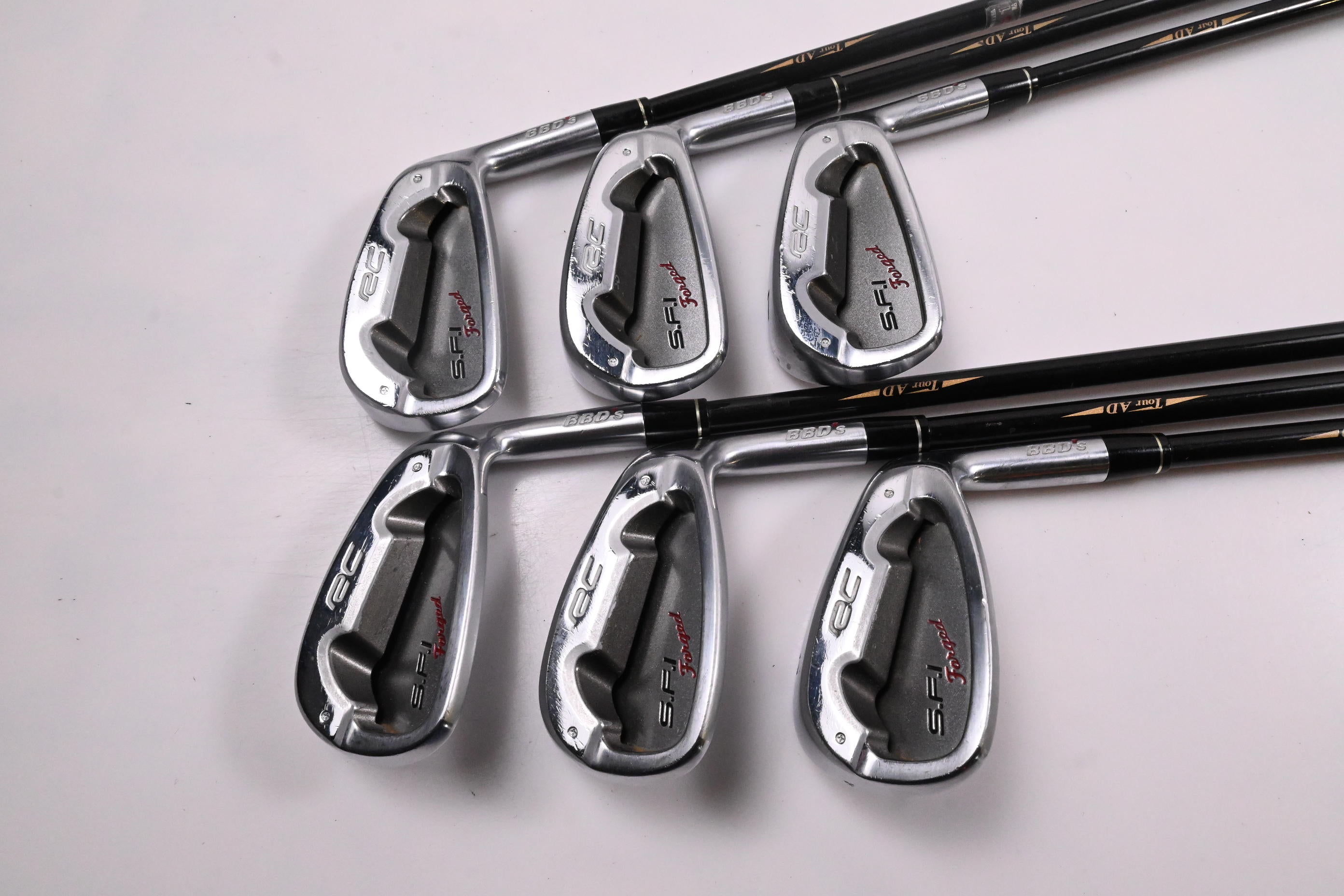 Royal Collection BBD SFi Irons / 5-PW / Stiff Flex Tour AD AD-75 Shafts