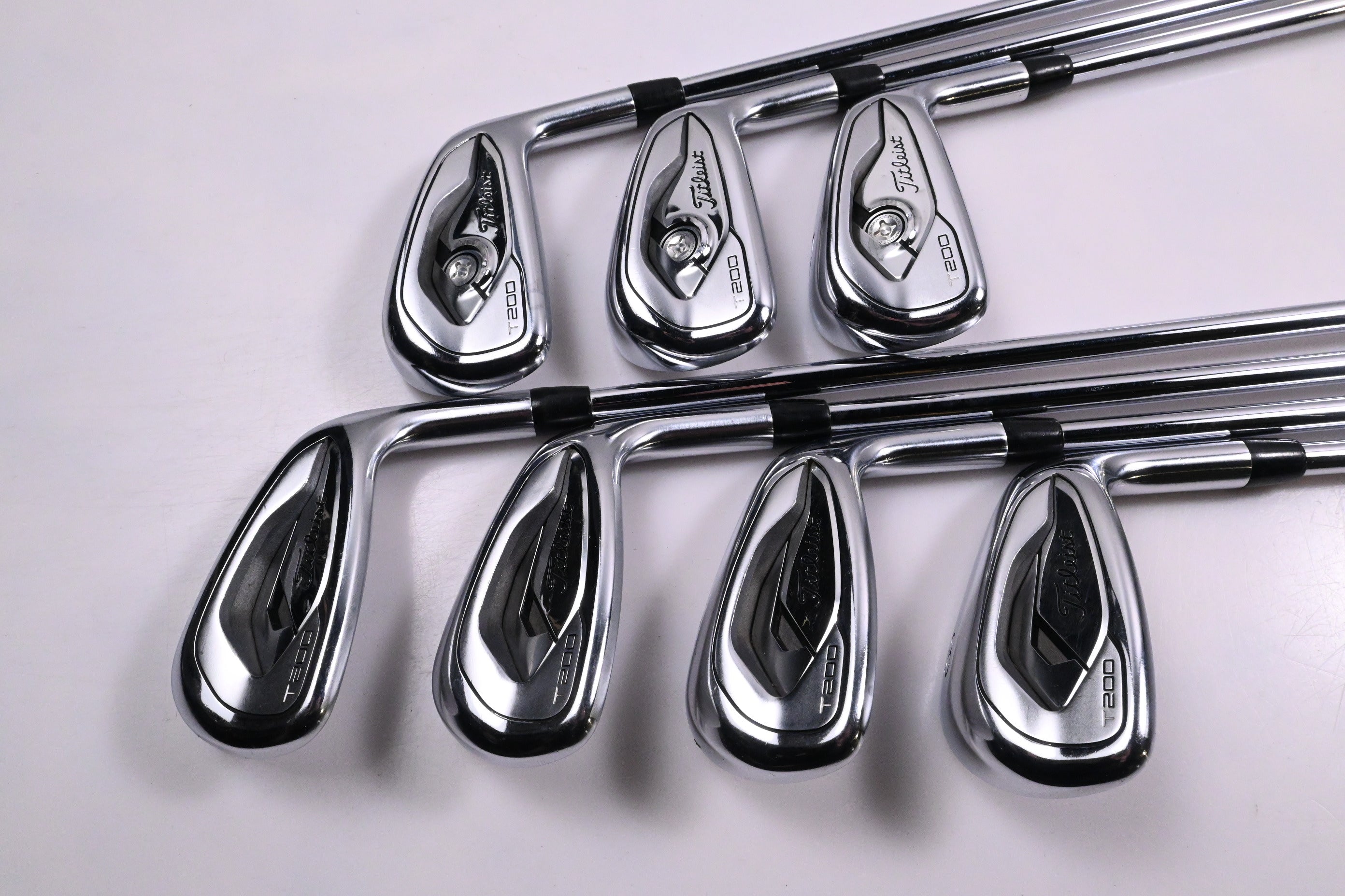 Titleist T200 2019 Irons / 5-PW+48° / Regular Flex AMT Black R300 Shafts