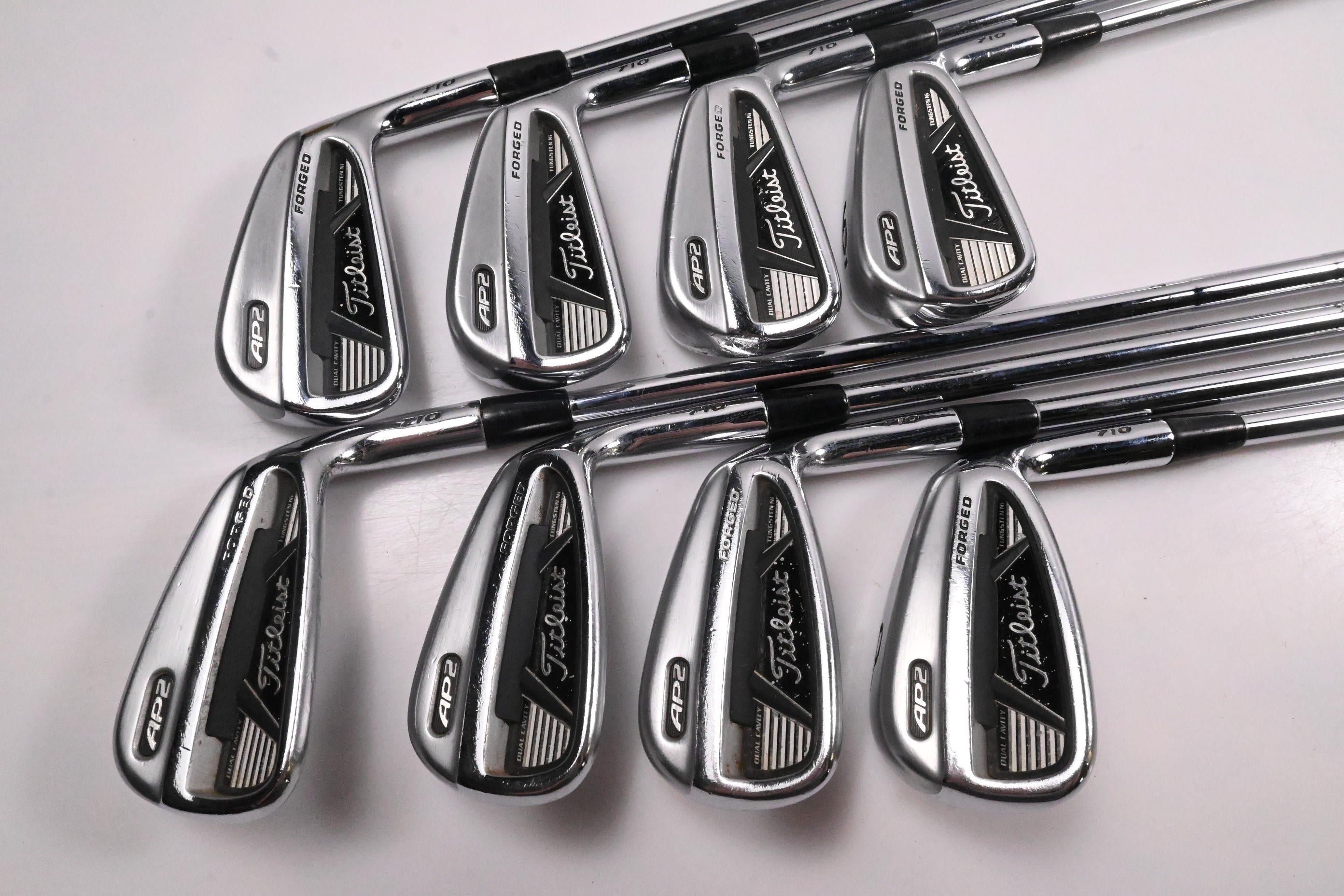 Titleist AP2 710 Irons / 3-PW / Stiff Flex True Temper Dynamic Gold S300 Shafts