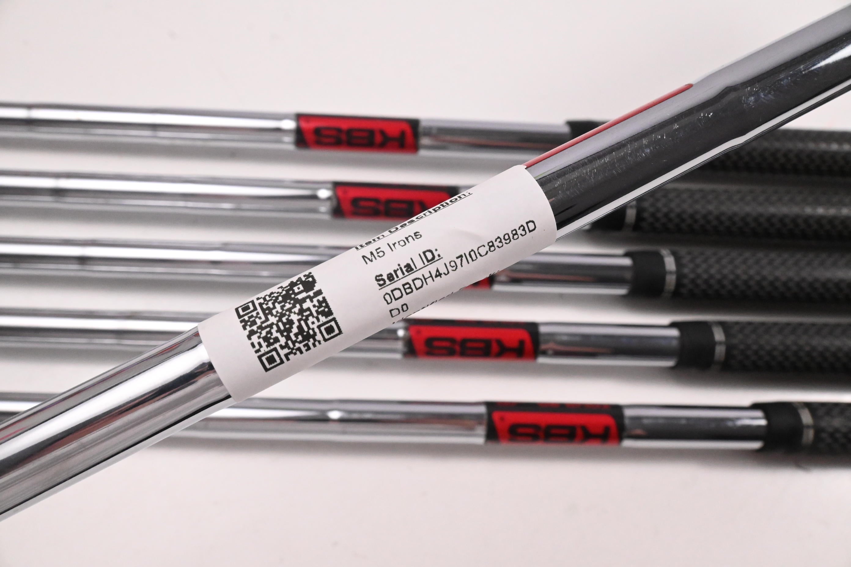 Taylormade M5 Irons / 5-PW / Regular Flex KBS Tour 90 Shafts