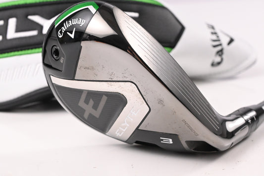 Callaway Elyte #3 Hybrid / 19 Degree / Stiff Flex Denali Charcoal 70 Shaft