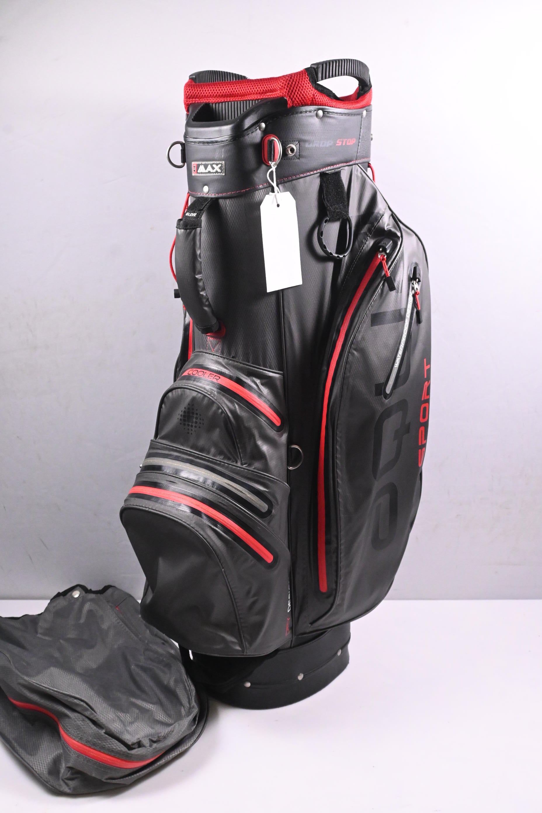 Big Max Aqua Sport Dry Series Cart Bag / 15-Way Divider / Black & Red