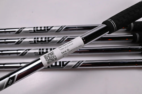 Titleist T200 2023 Irons / 6-PW / Regular Flex AMT Black R300 Shafts