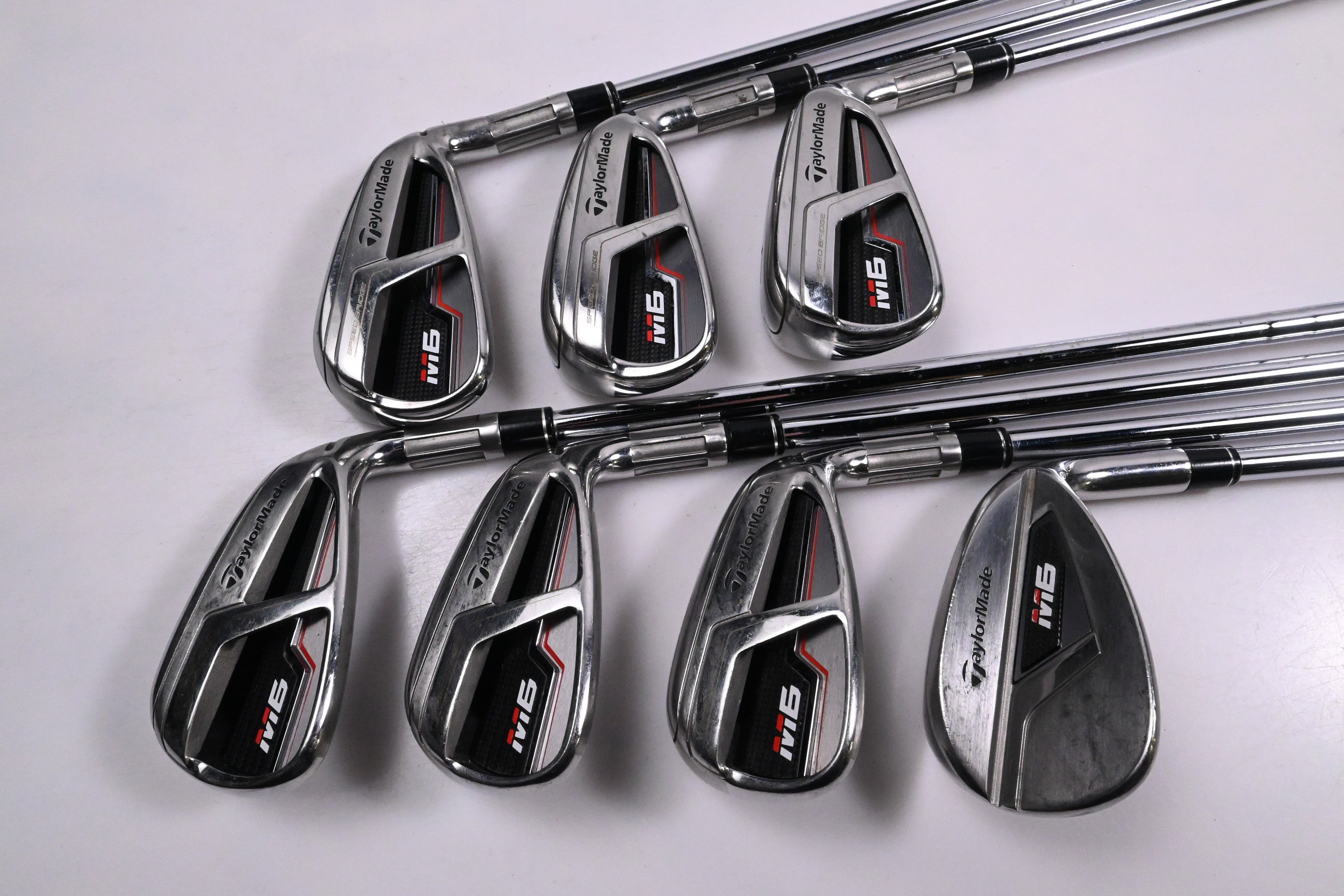 Taylormade M6 Irons / 5-PW+SW / Regular Flex KBS MAX 85 Shafts