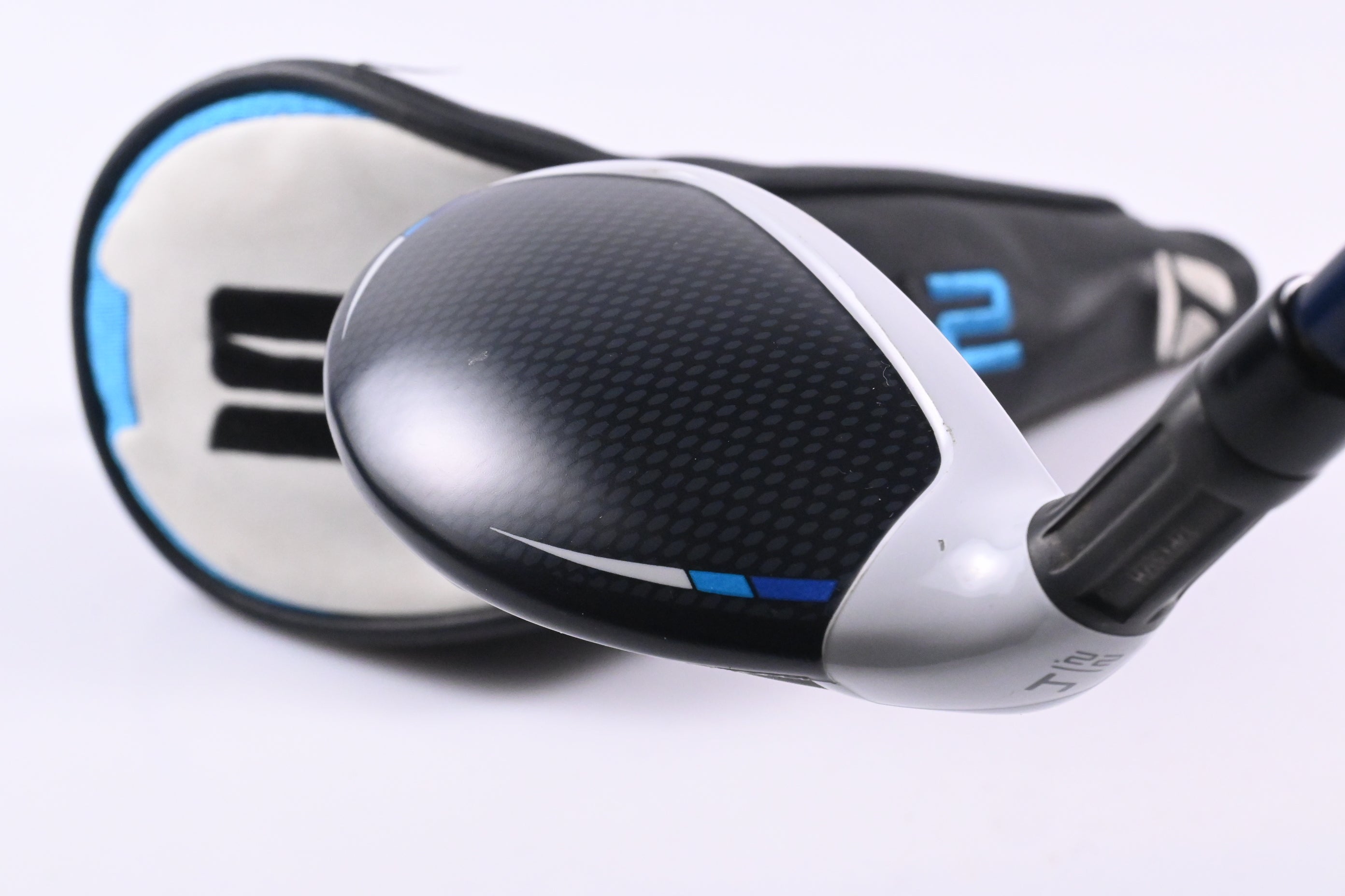 Left Hand Taylormade SIM2 Max #4 Hybrid / 22 Degree / Stiff Flex Ventus Blue 7