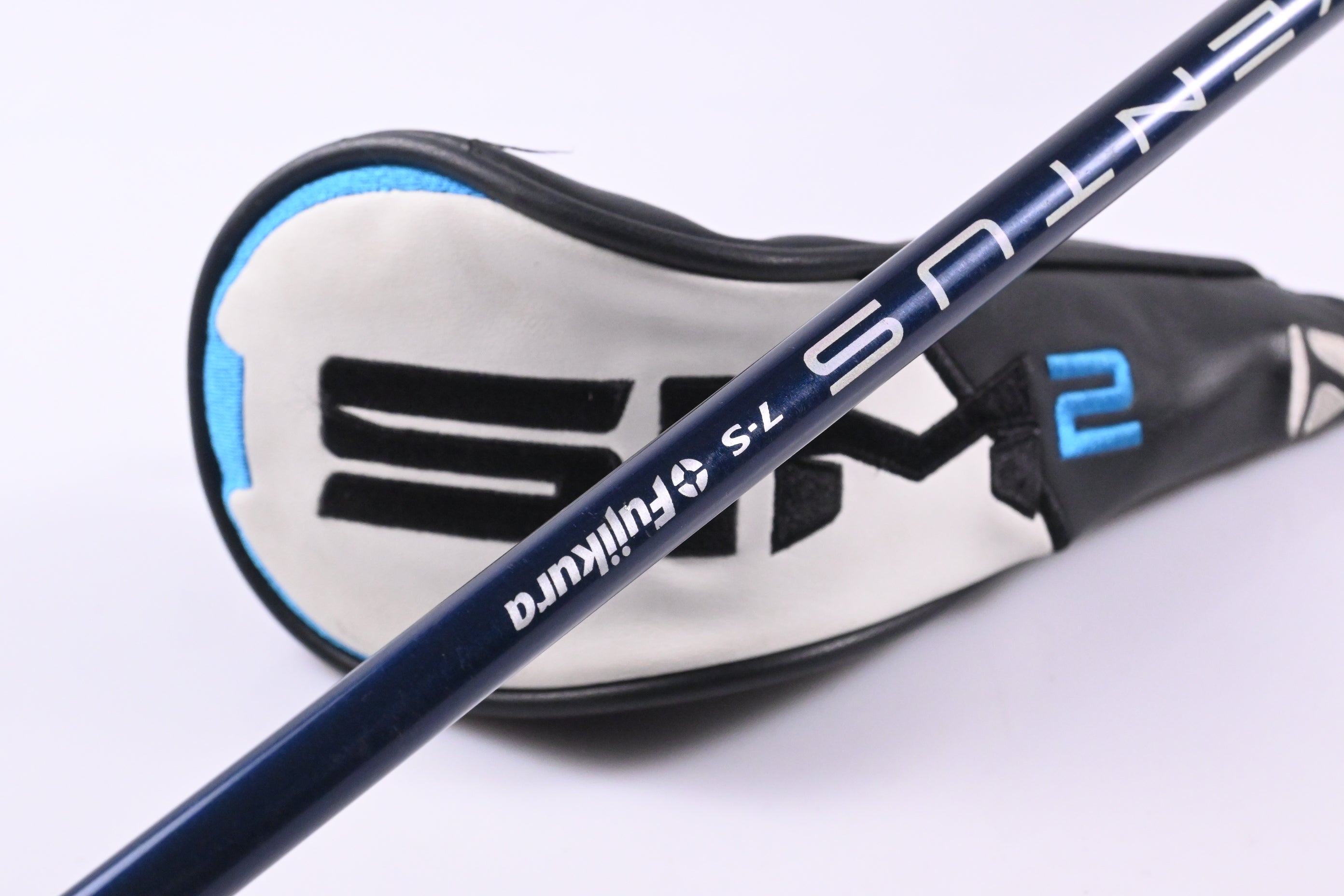 Left Hand Taylormade SIM2 Max #4 Hybrid / 22 Degree / Stiff Flex Ventus Blue 7