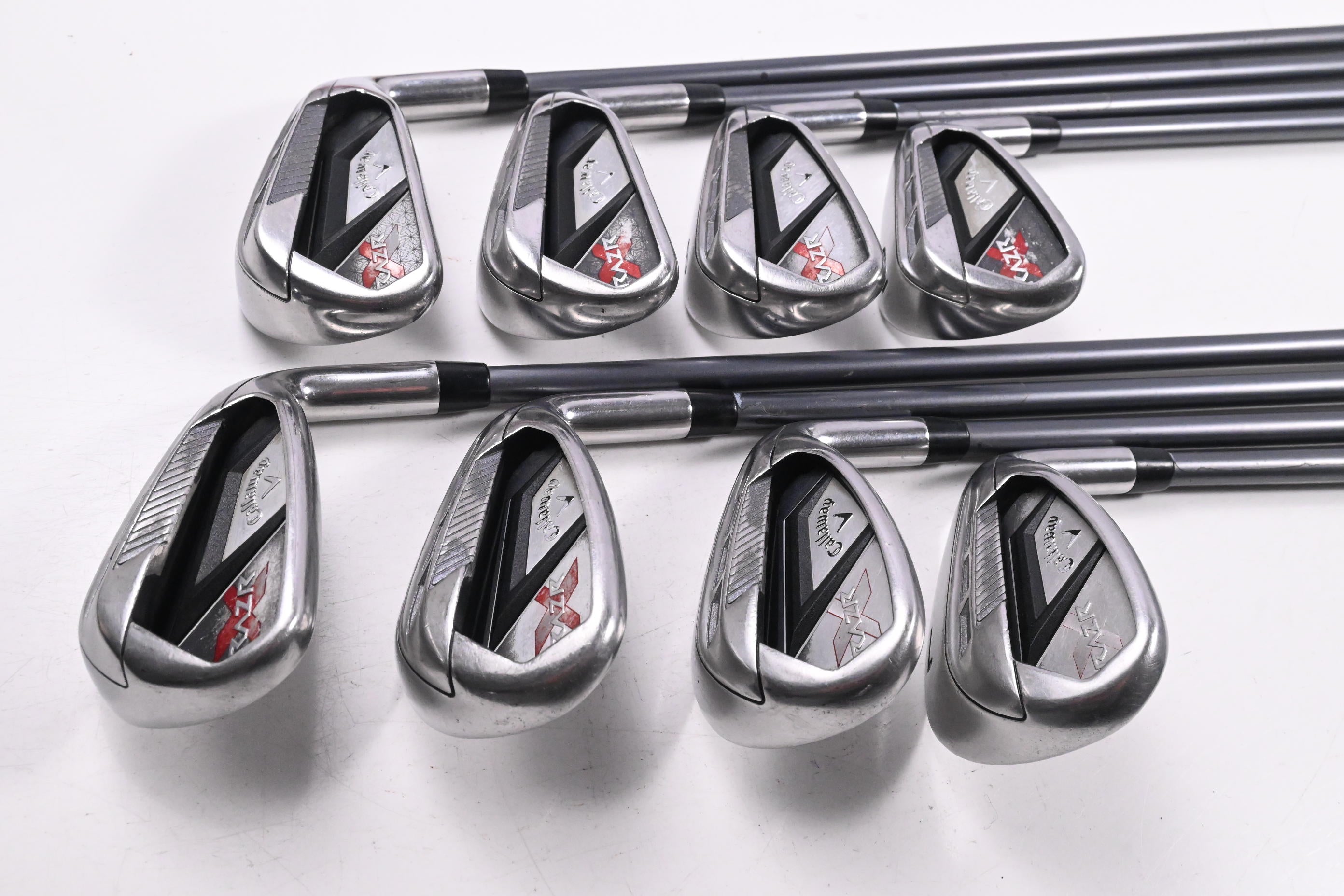 Ladies Callaway RAZR X Irons / 6-PW+AW+SW+LW / Ladies Flex Callaway X 55 Shafts