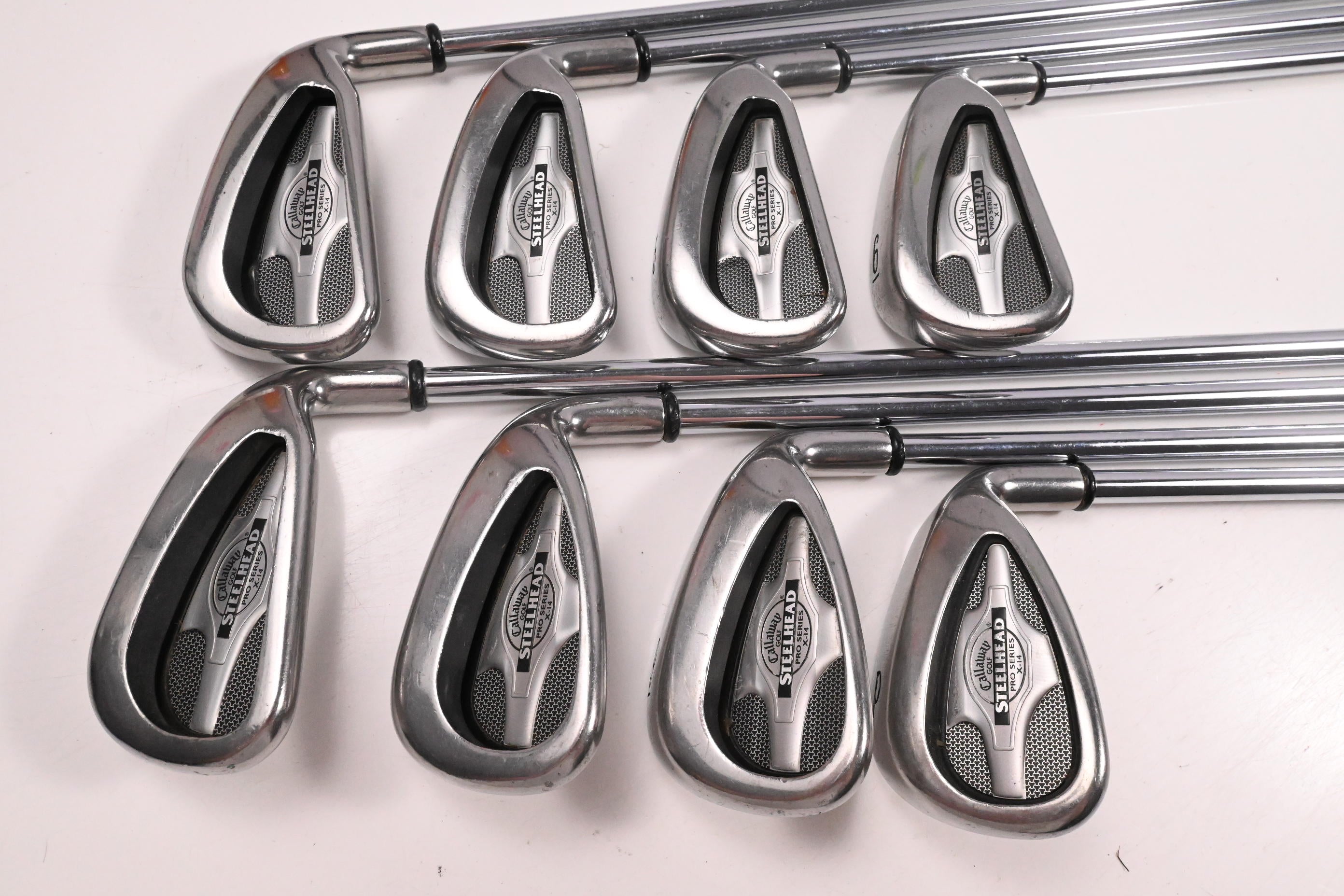 Callaway X-14 Pro Series Irons / 3-PW / Stiff Flex Steel Shafts