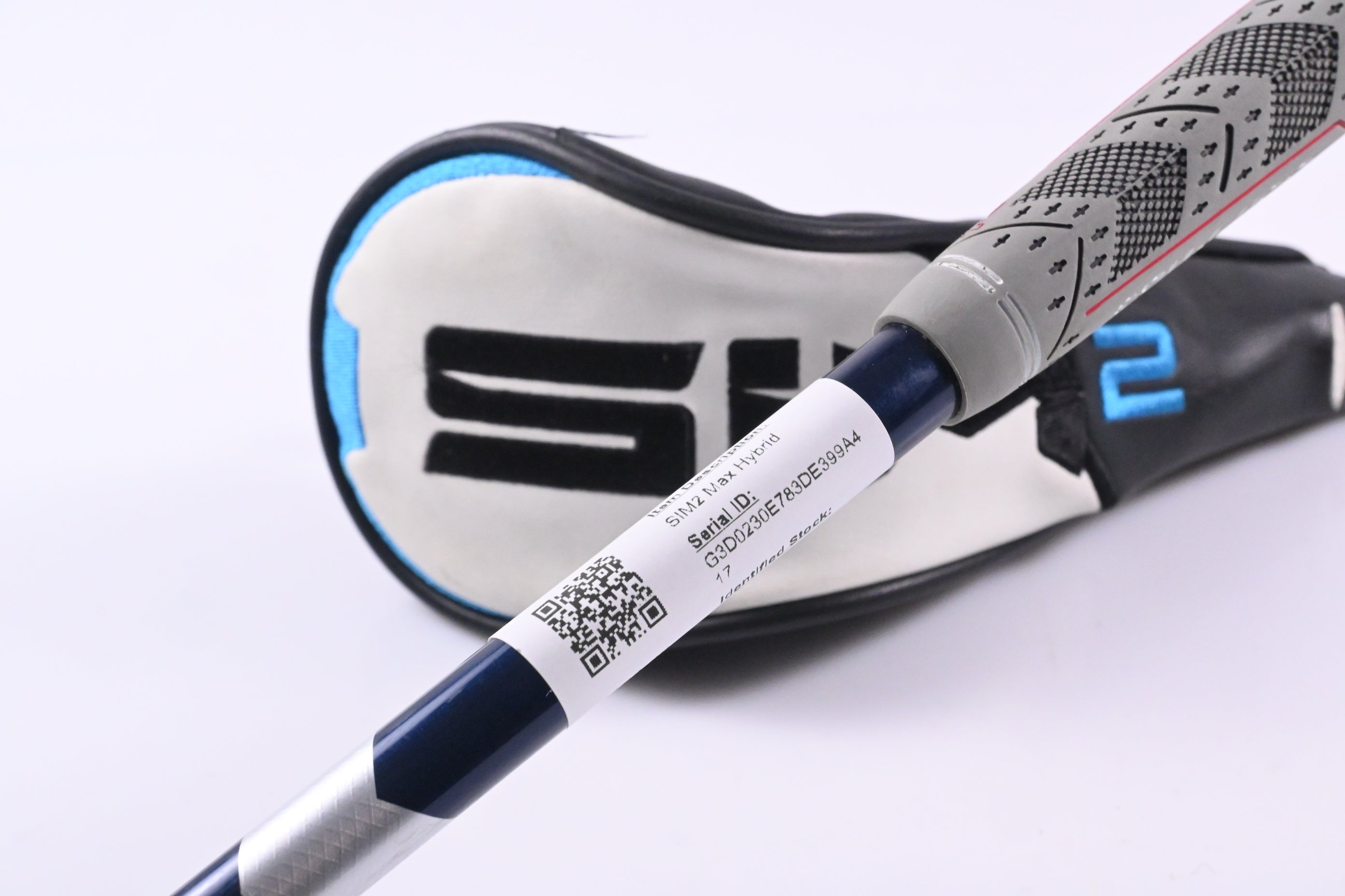 Left Hand Taylormade SIM2 Max #4 Hybrid / 22 Degree / Stiff Flex Ventus Blue 7