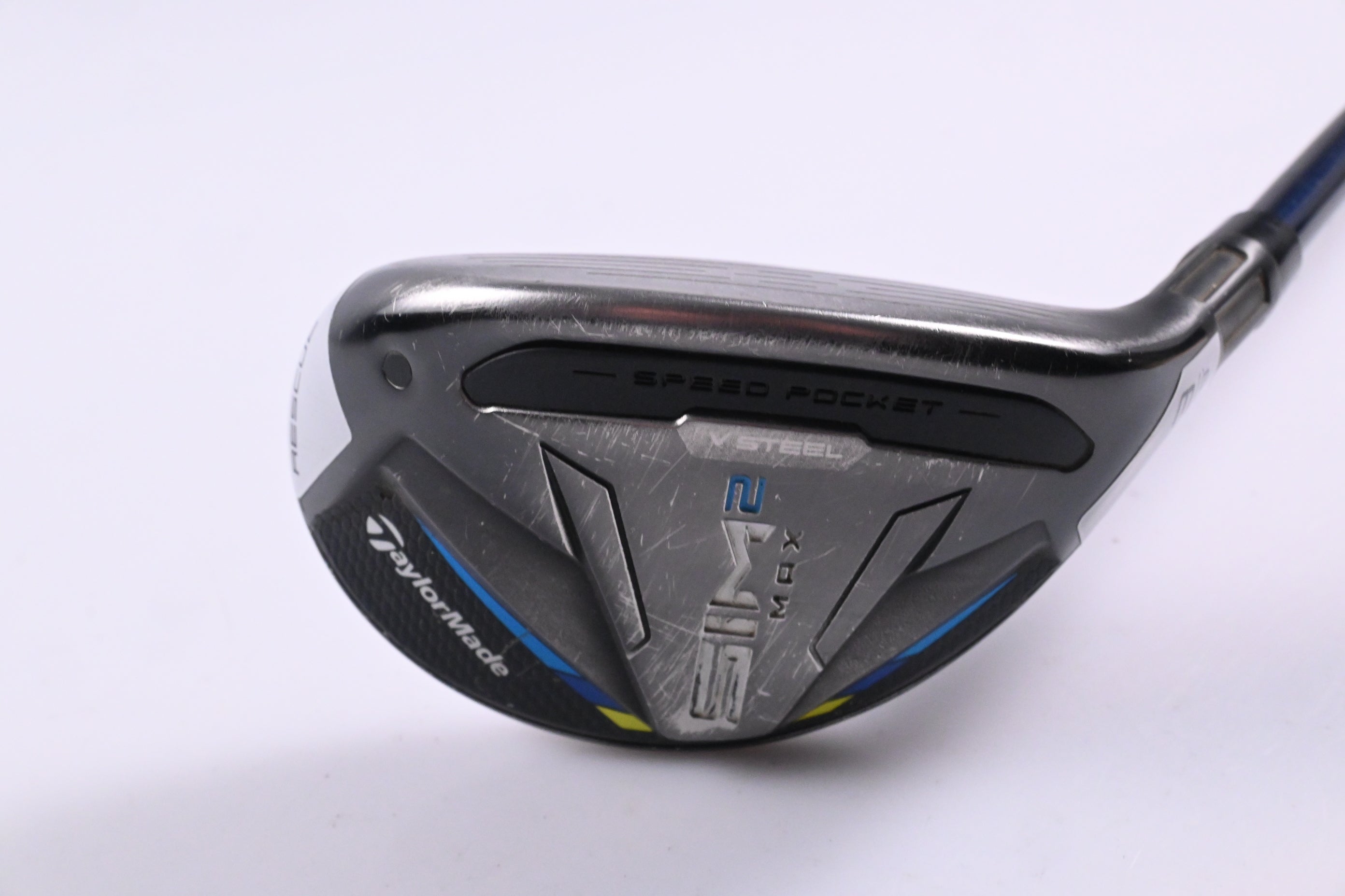 Taylormade SIM2 Max #3 Hybrid / 19 Degree / Stiff Flex Ventus Blue 7 Shaft