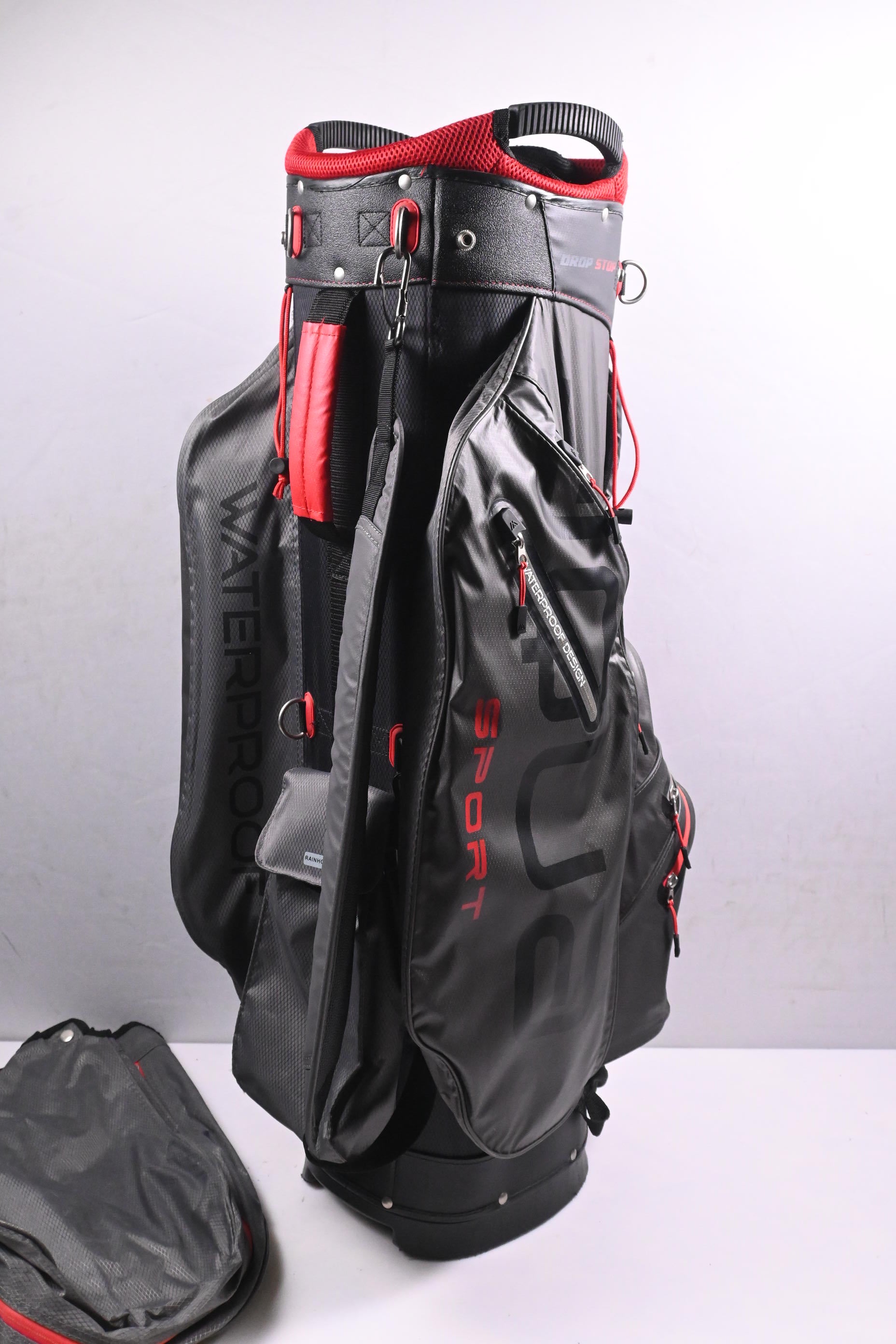 Big Max Aqua Sport Dry Series Cart Bag / 15-Way Divider / Black & Red