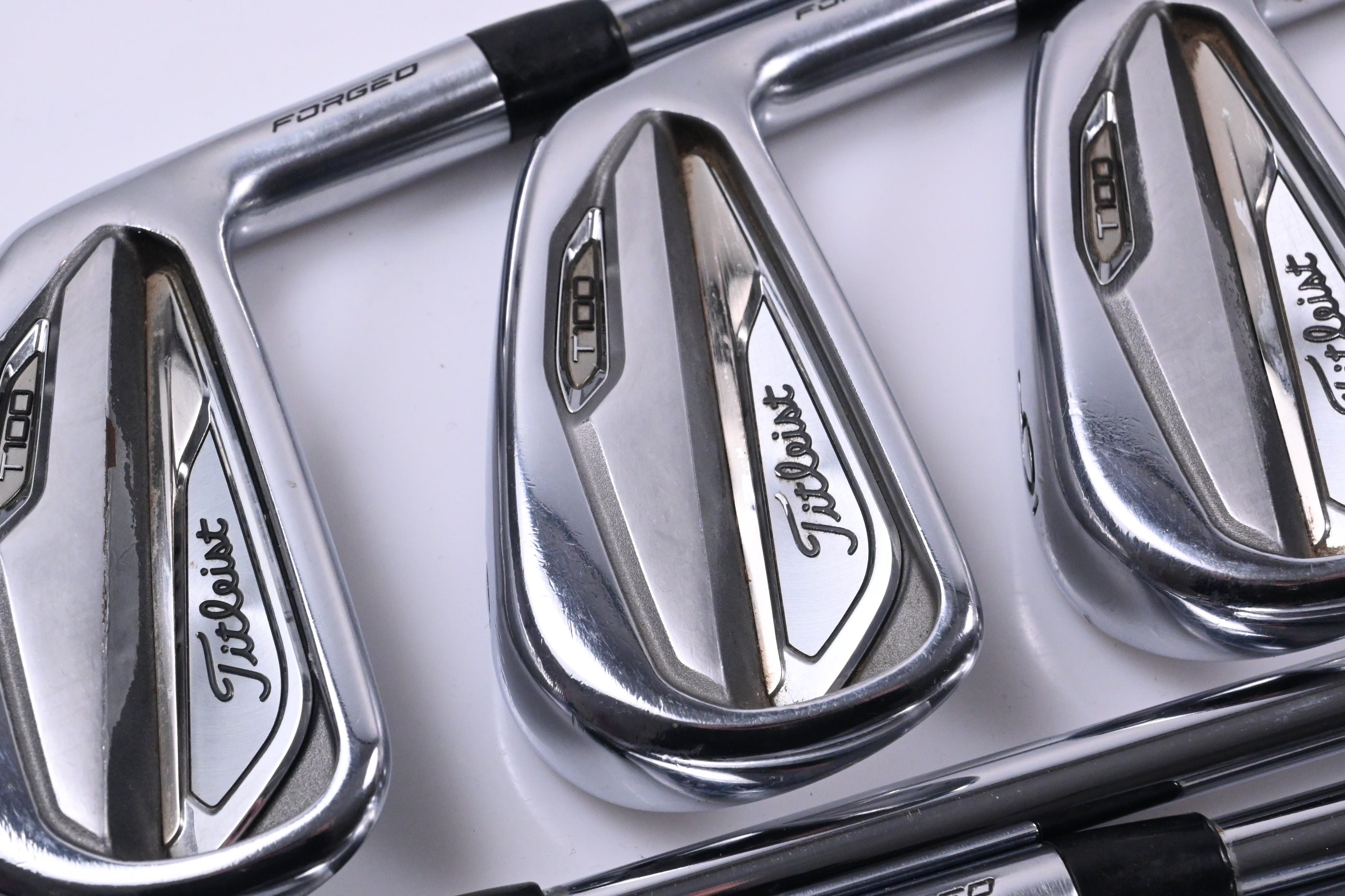 Titleist T100 2019 Irons / 4-PW / Stiff Flex AMT Tour White S300 Shafts