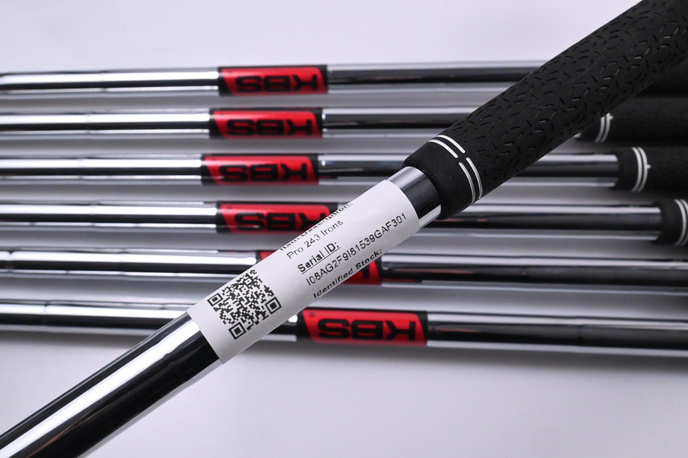 Mizuno Pro 243 Irons / 5-PW+GW / Stiff Flex KBS Tour 120 Shafts